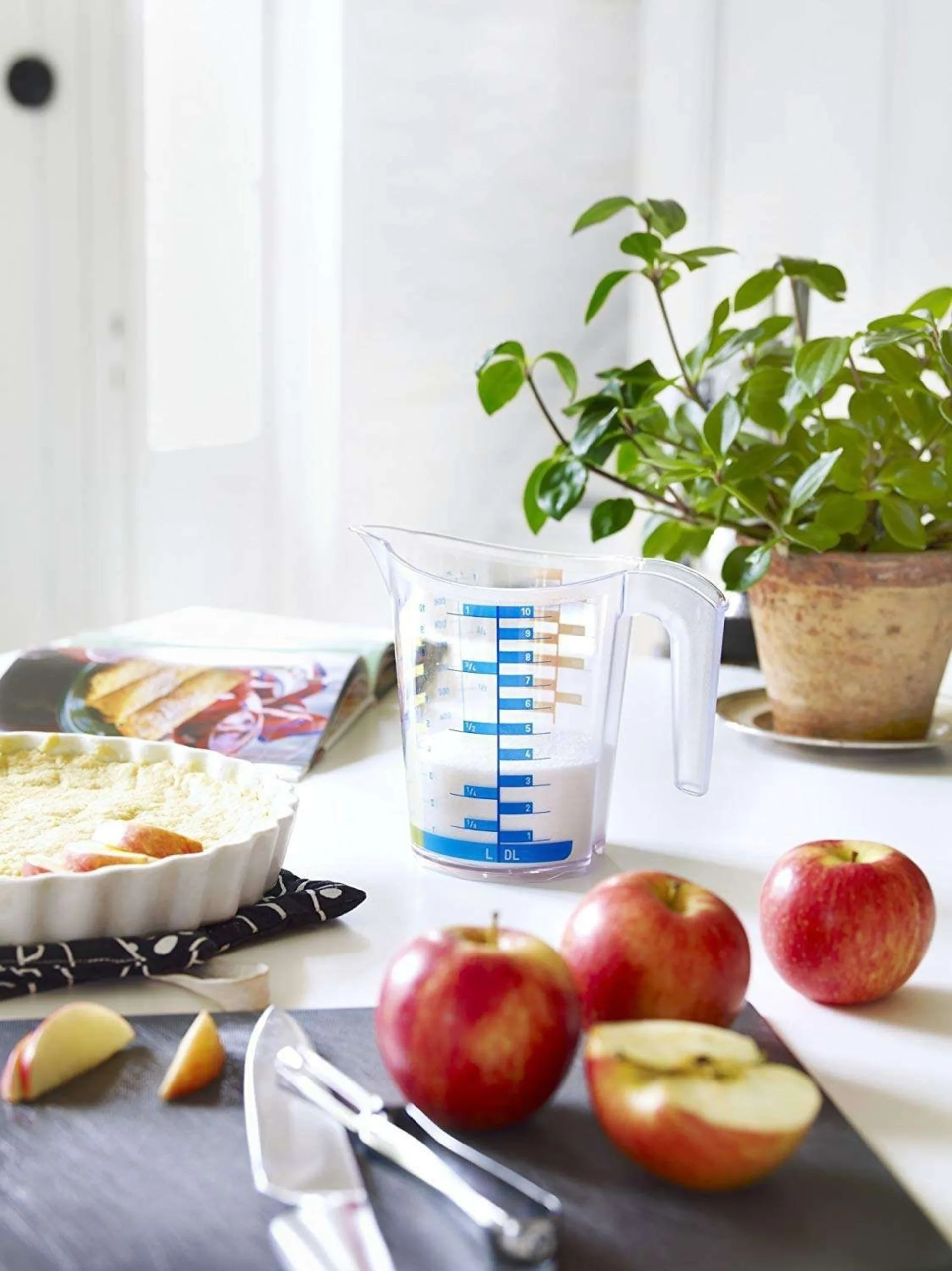 Rotho Domino verre doseur 1,0 litre