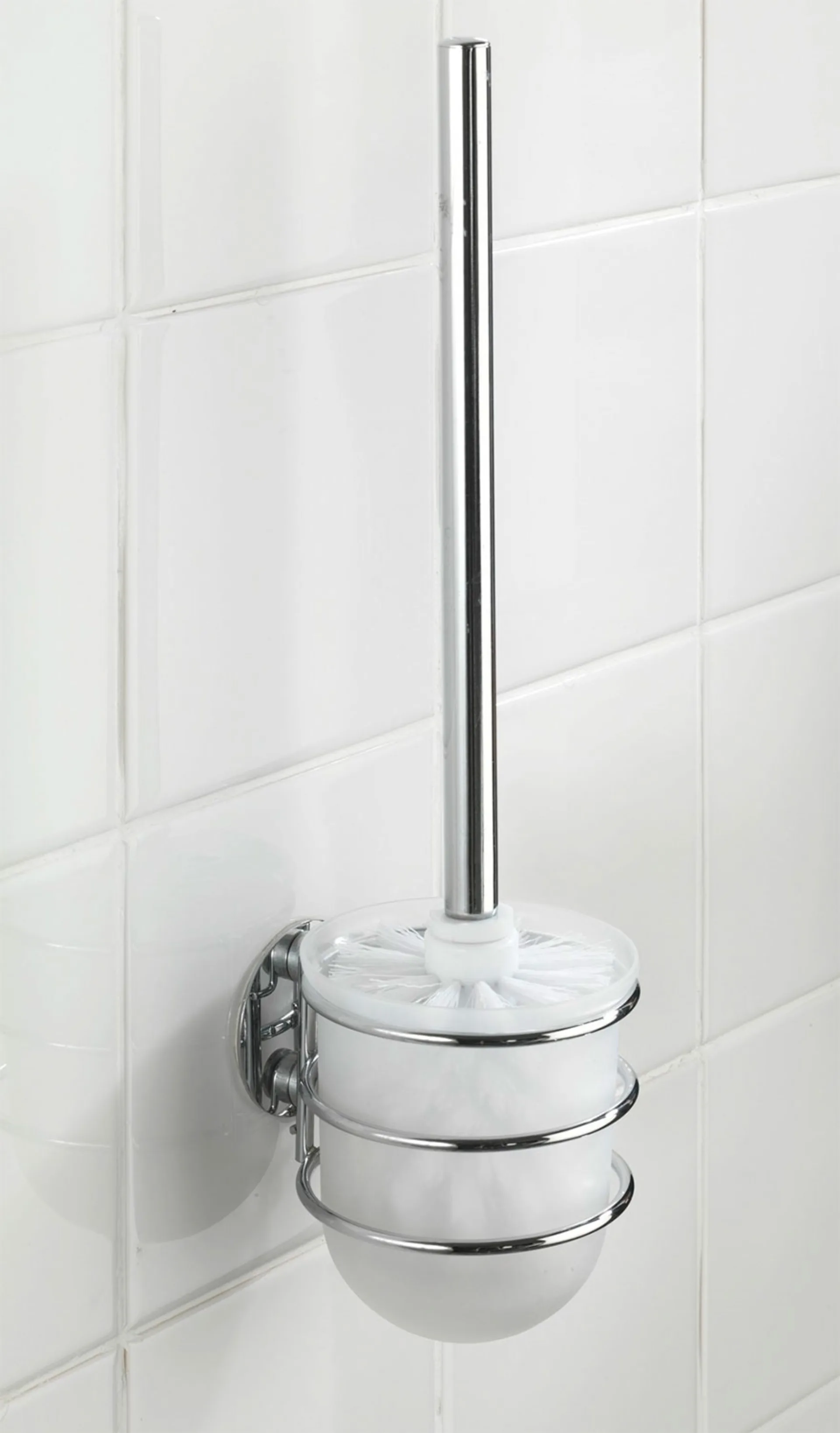 Wenko Turbo-Loc WC Edelstahl Garnitur