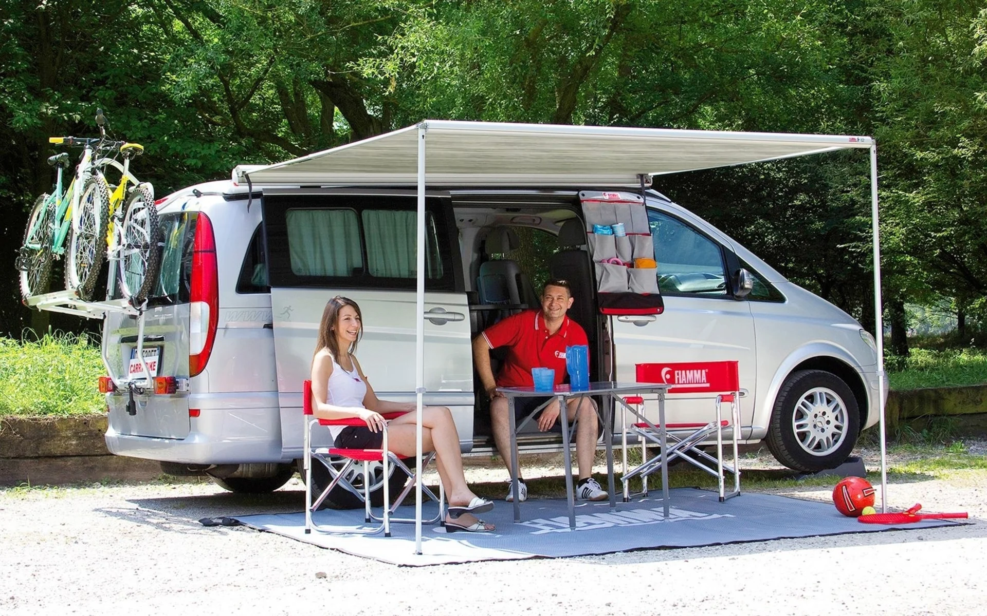 Fiamma F35 Pro 300 Markise Gehäusefarbe Titanium Tuchfarbe Royal Grey 300 cm
