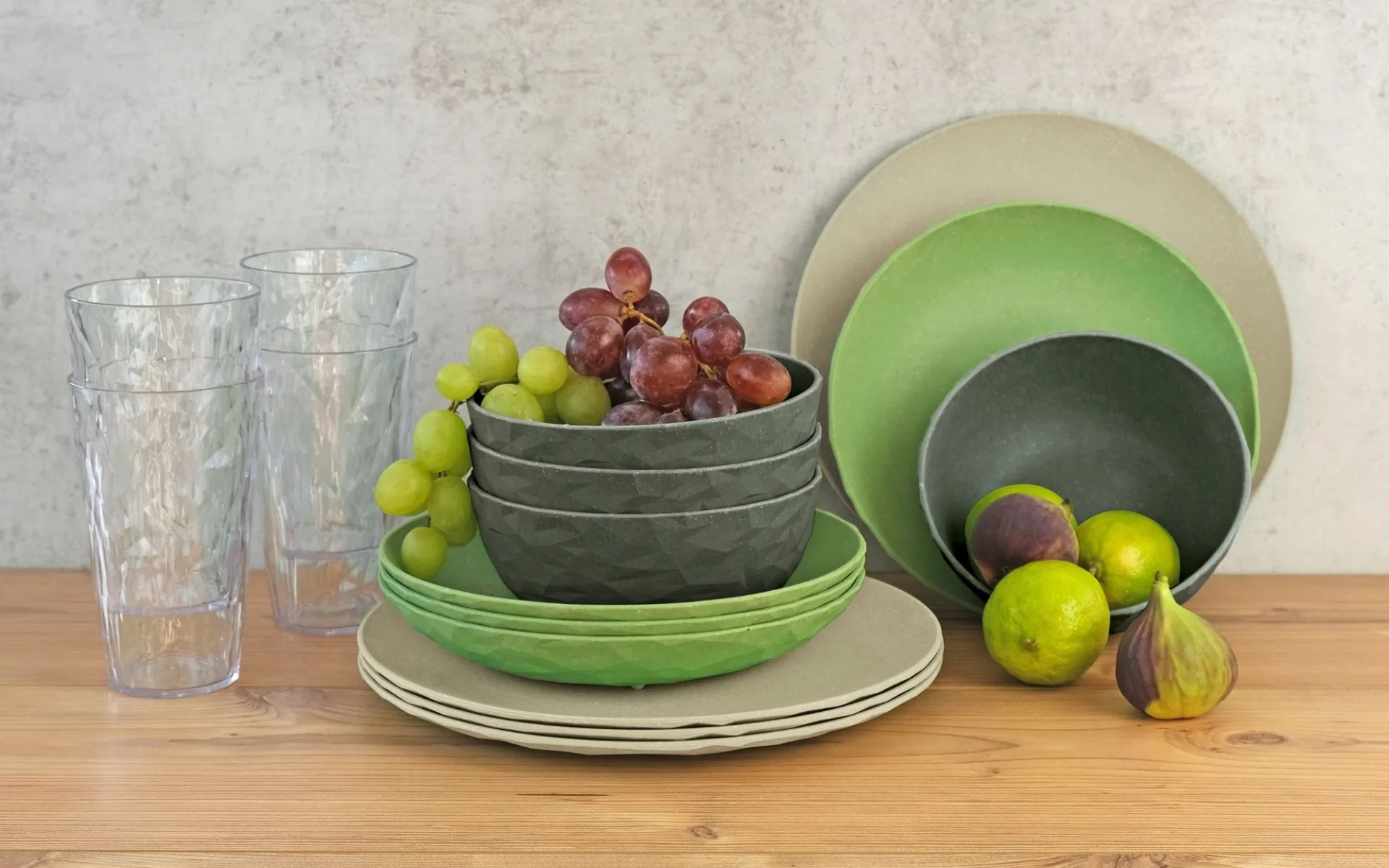 Koziol Göteborg set de vaisselle 16 pcs. coloré