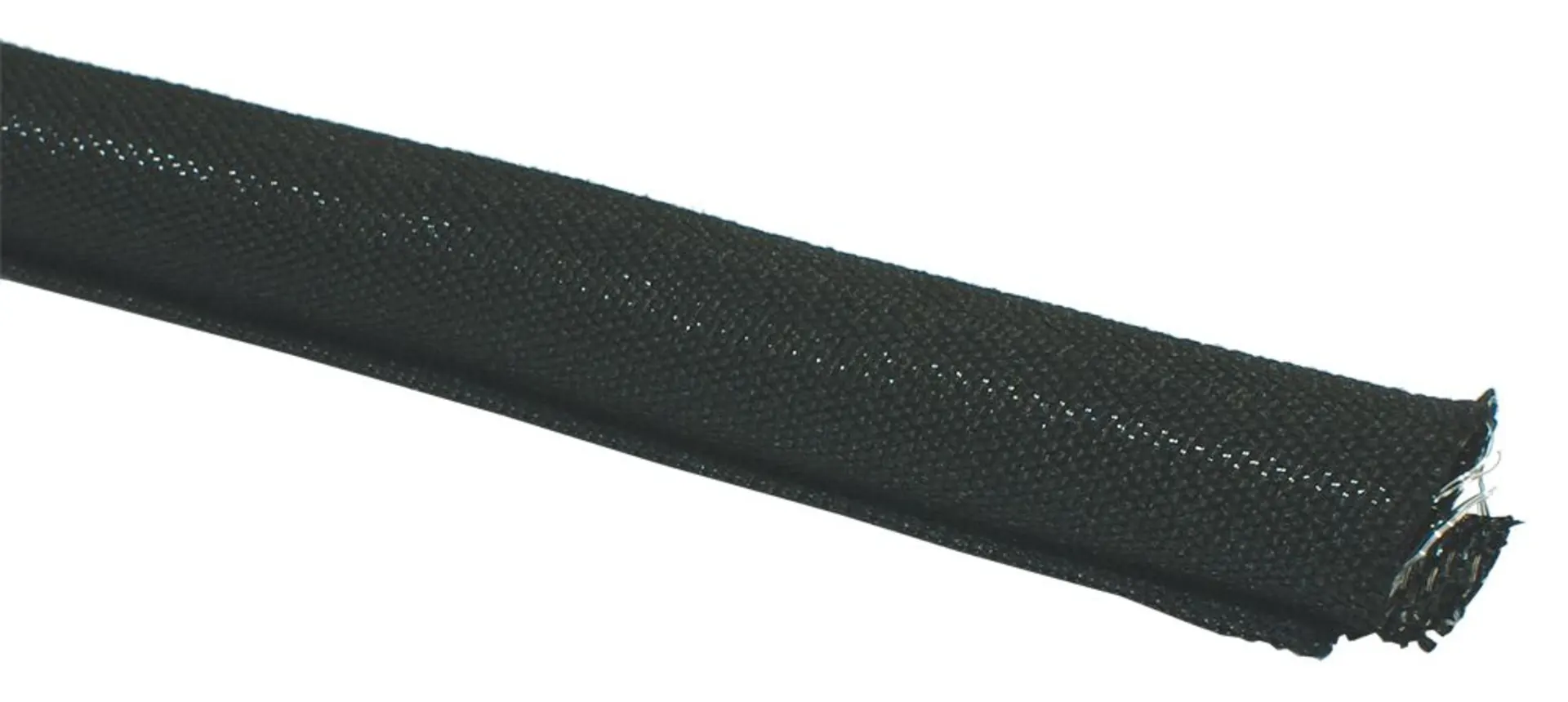 5m Gewebeschlauch Snap 8 PET schwarz NW8 selbsteinrollend, 5-8mm, aus PET