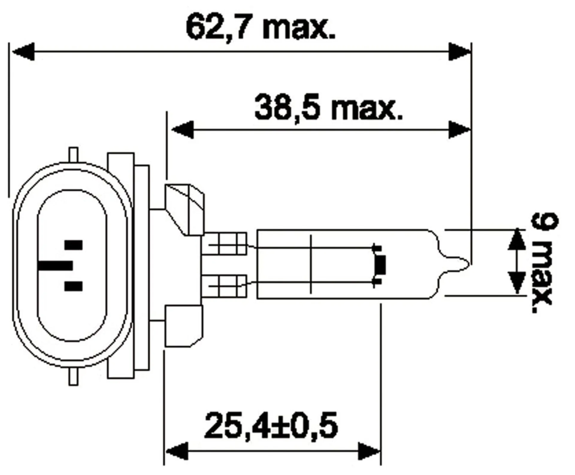 Jahn Glühlampe 24V 50W GE886