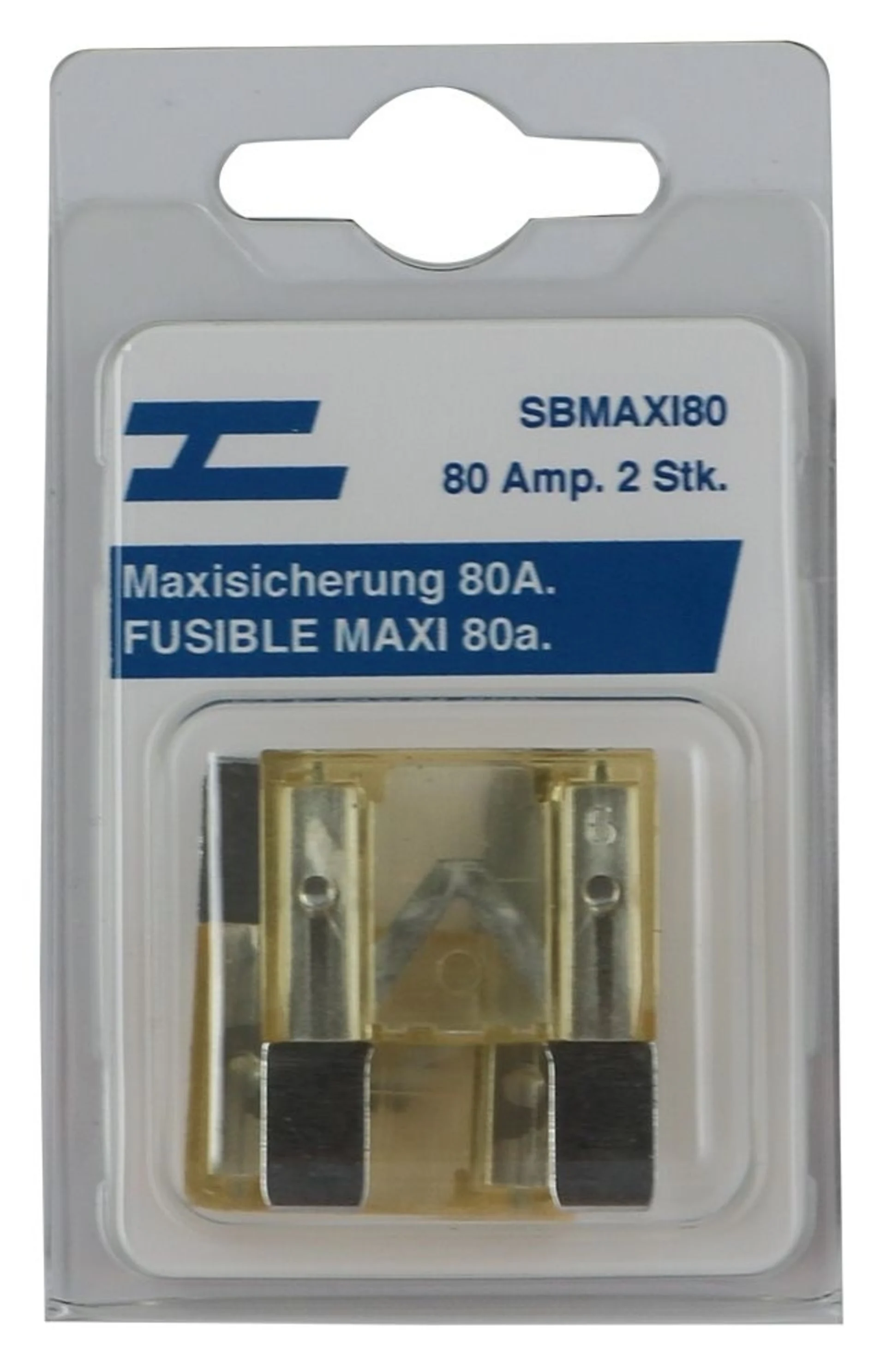 2 Maxisicherungen 80 Amp.