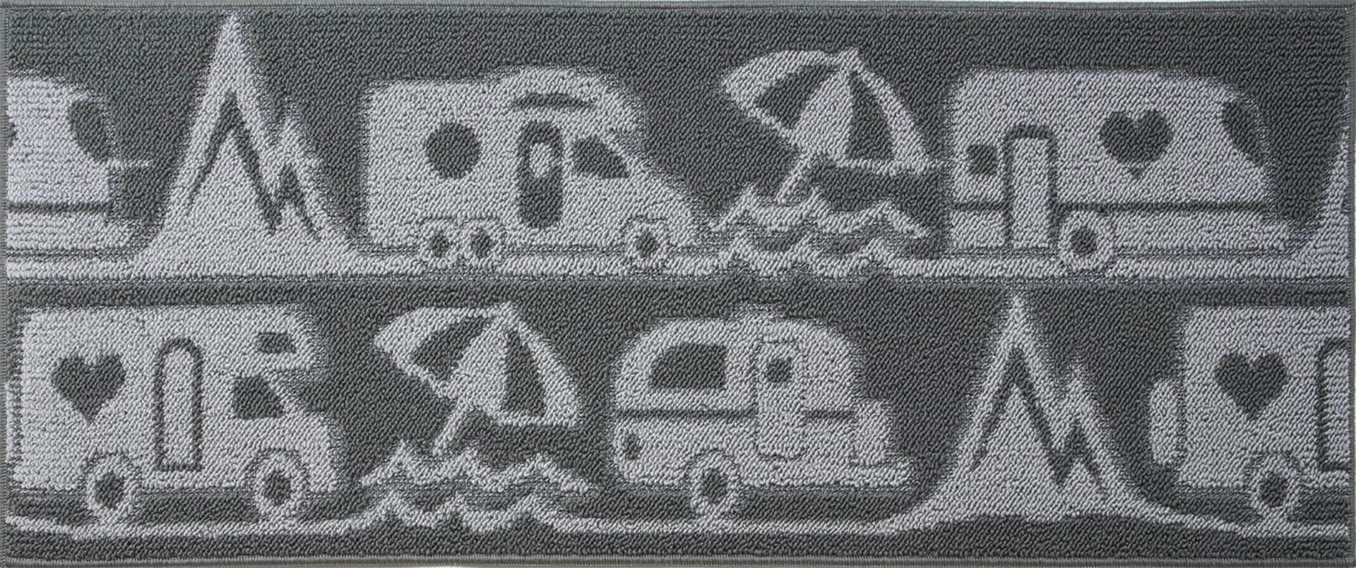 Arisol Master Camp Tapis de salon 50 x 200 cm gris