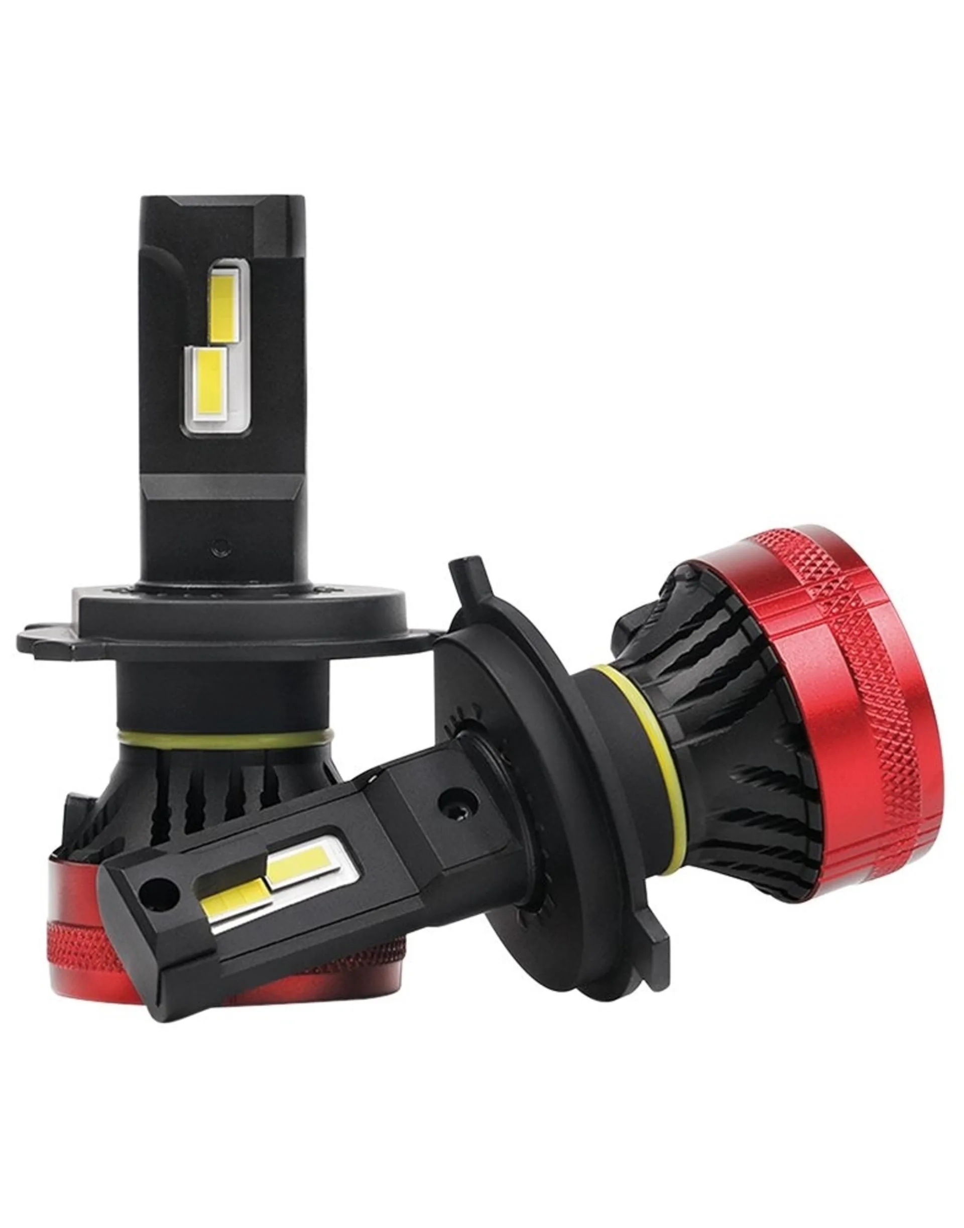 2 Stk. H4-LED Lampen 12 V 5’000 lm P43t, 60 / 55 W, 6’500 K, CAN-Bus kompatibel - sehr hell