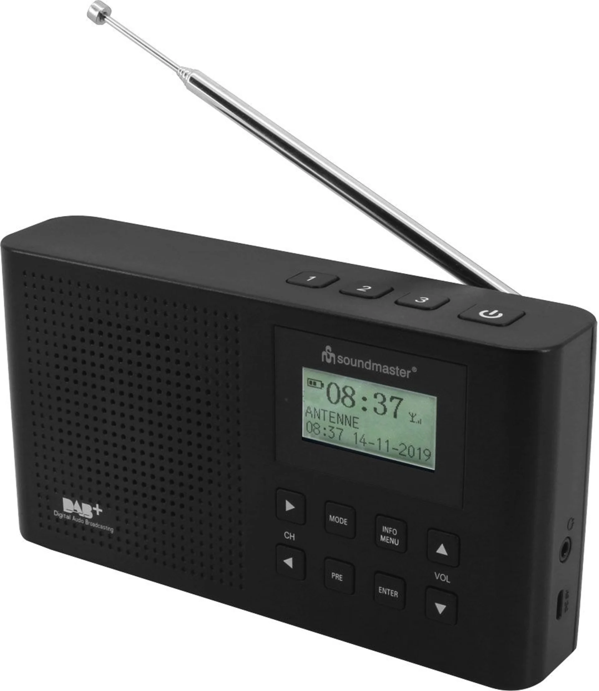 Soundmaster DAB160 DAB+ / UKW Digitalradio schwarz