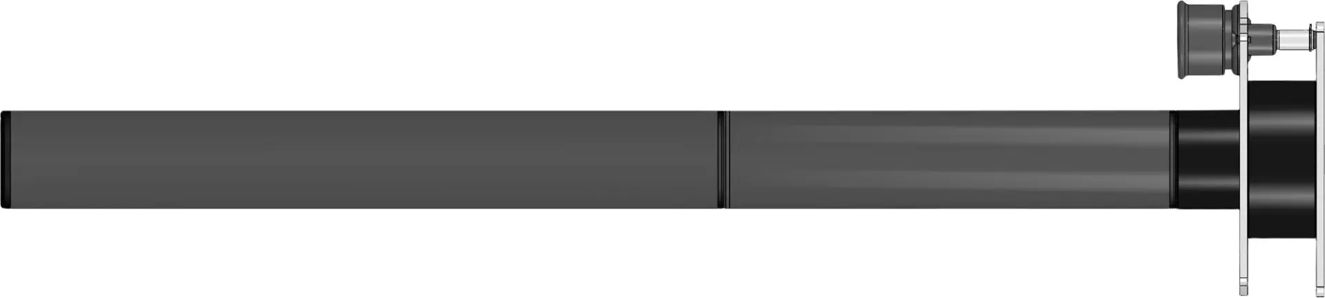 Ilse Ausdrehfuß für Tischplatte 3-tlg. 700 mm anthrazit