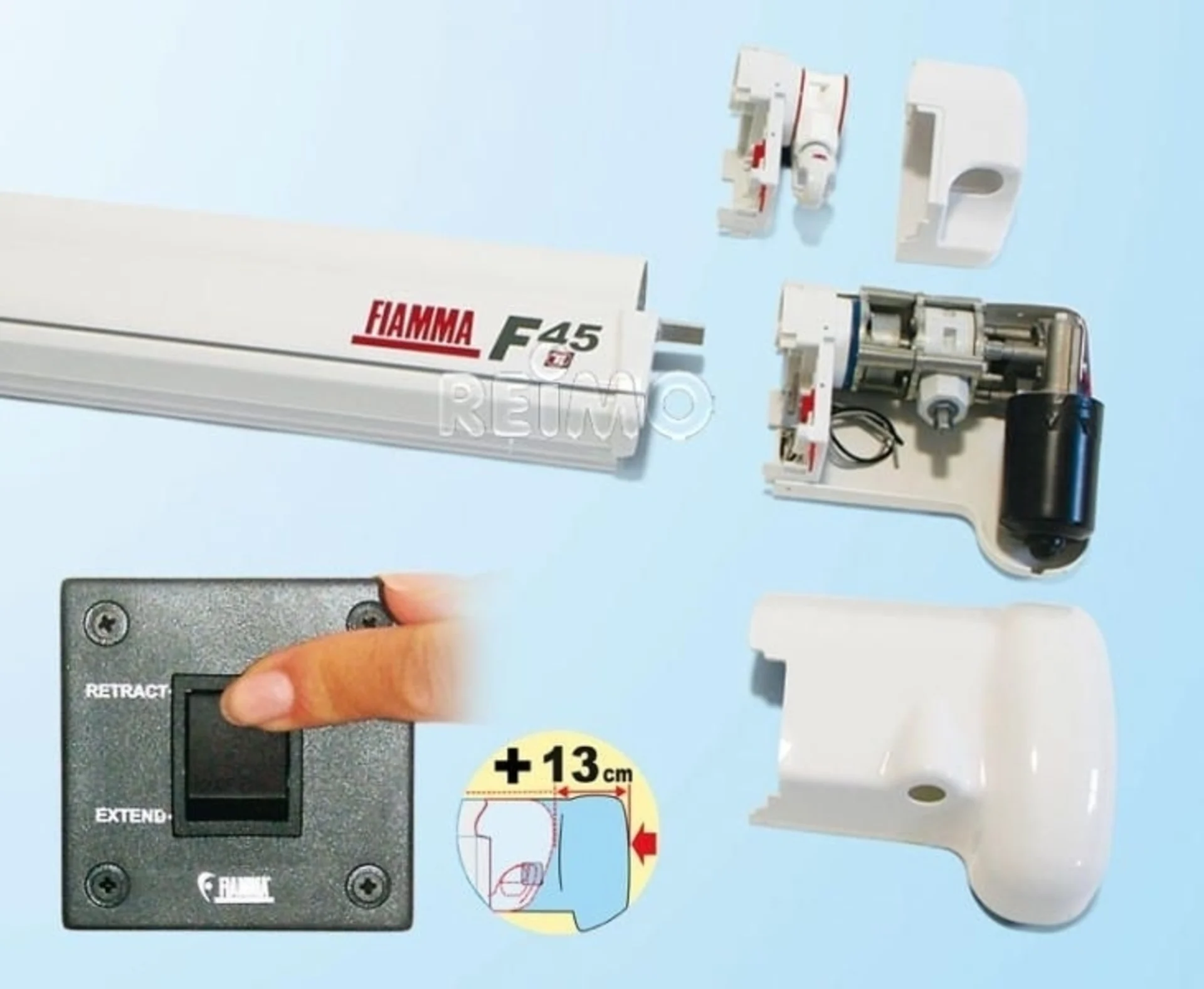 Motor Kit F45 L, weiss