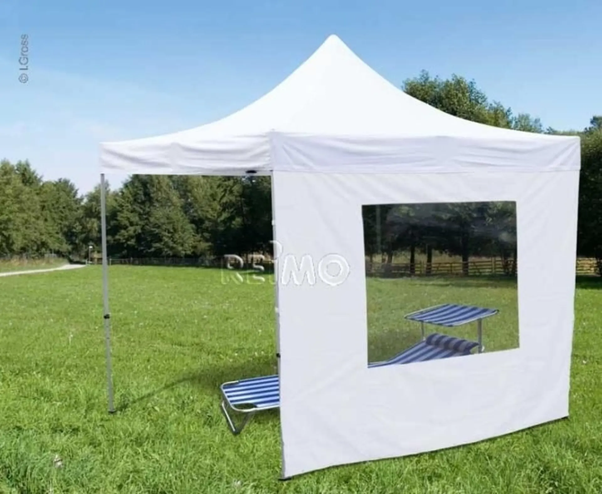 Panneau latéral de la tente Pavil.blanc
