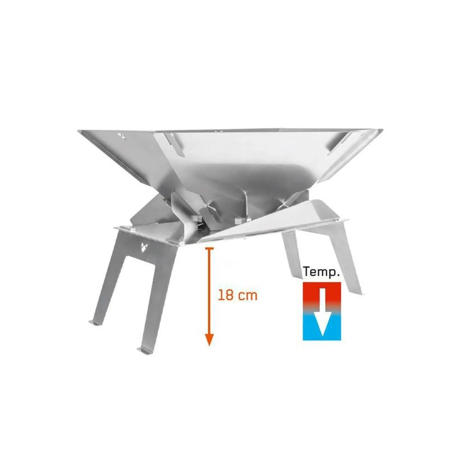 Support « Stand Up » Hexagon de Fennek et protection thermique Support « Stand Up » Hexagon de Fennek et protection thermique