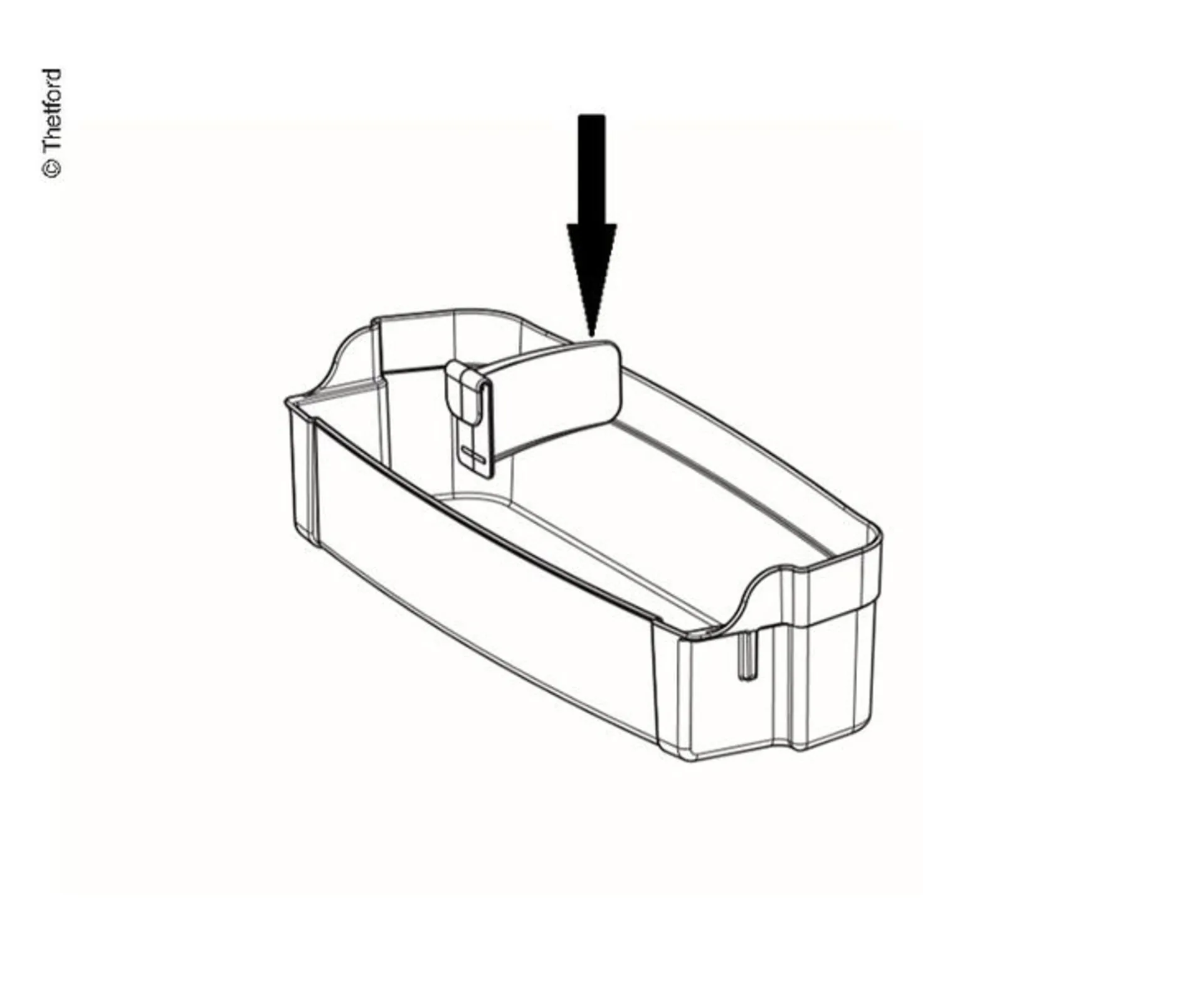 Porte-bouteilles pour le compartiment de porte du réfrigérateur