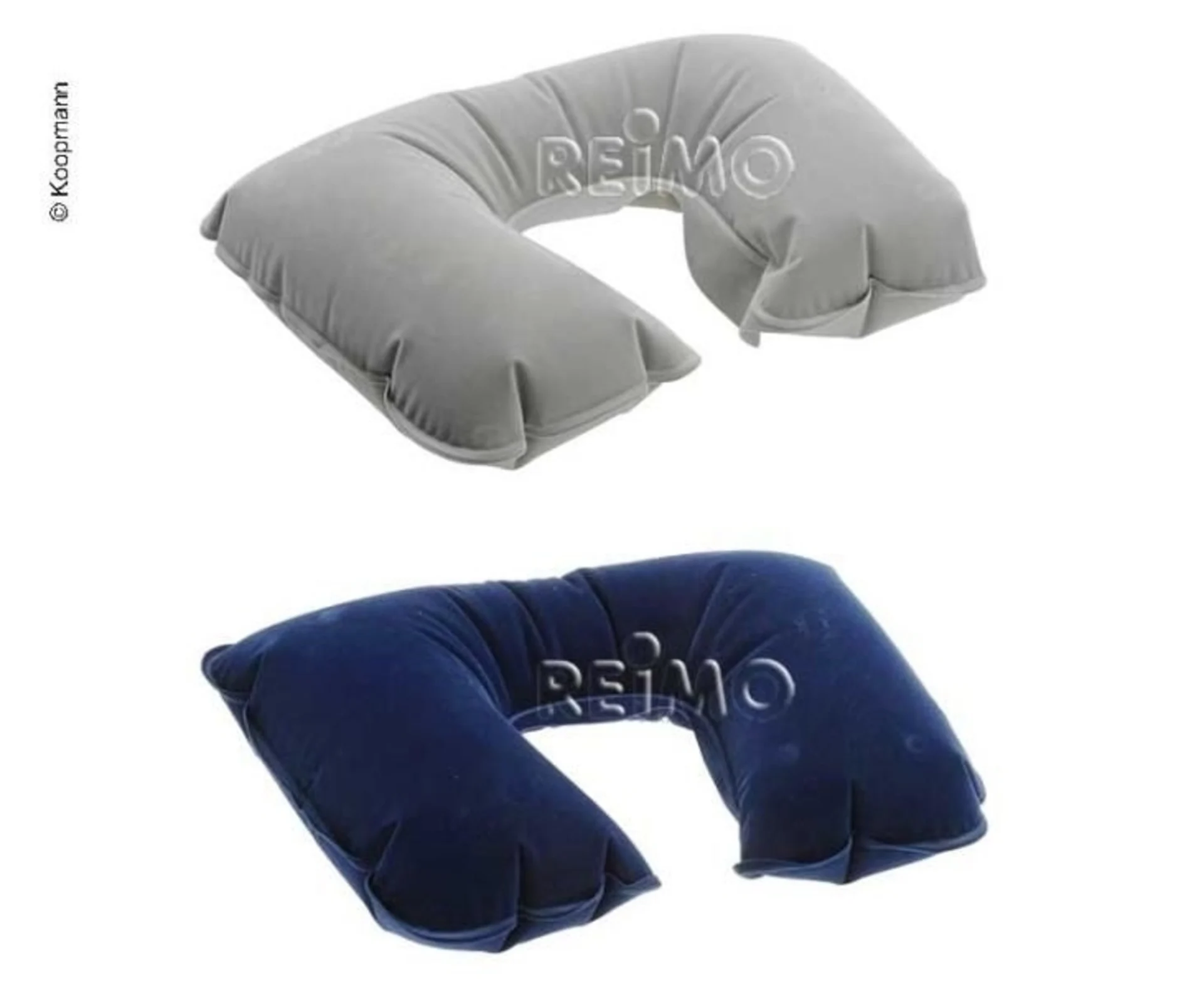 Coussin gonflable pour la nuque, couleurs assorties : bleu foncé