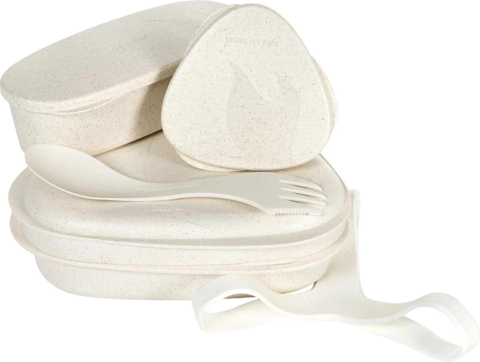 Ensemble de vaisselle Light My Fire Lunchkit, 6 pièces, couleur crème
