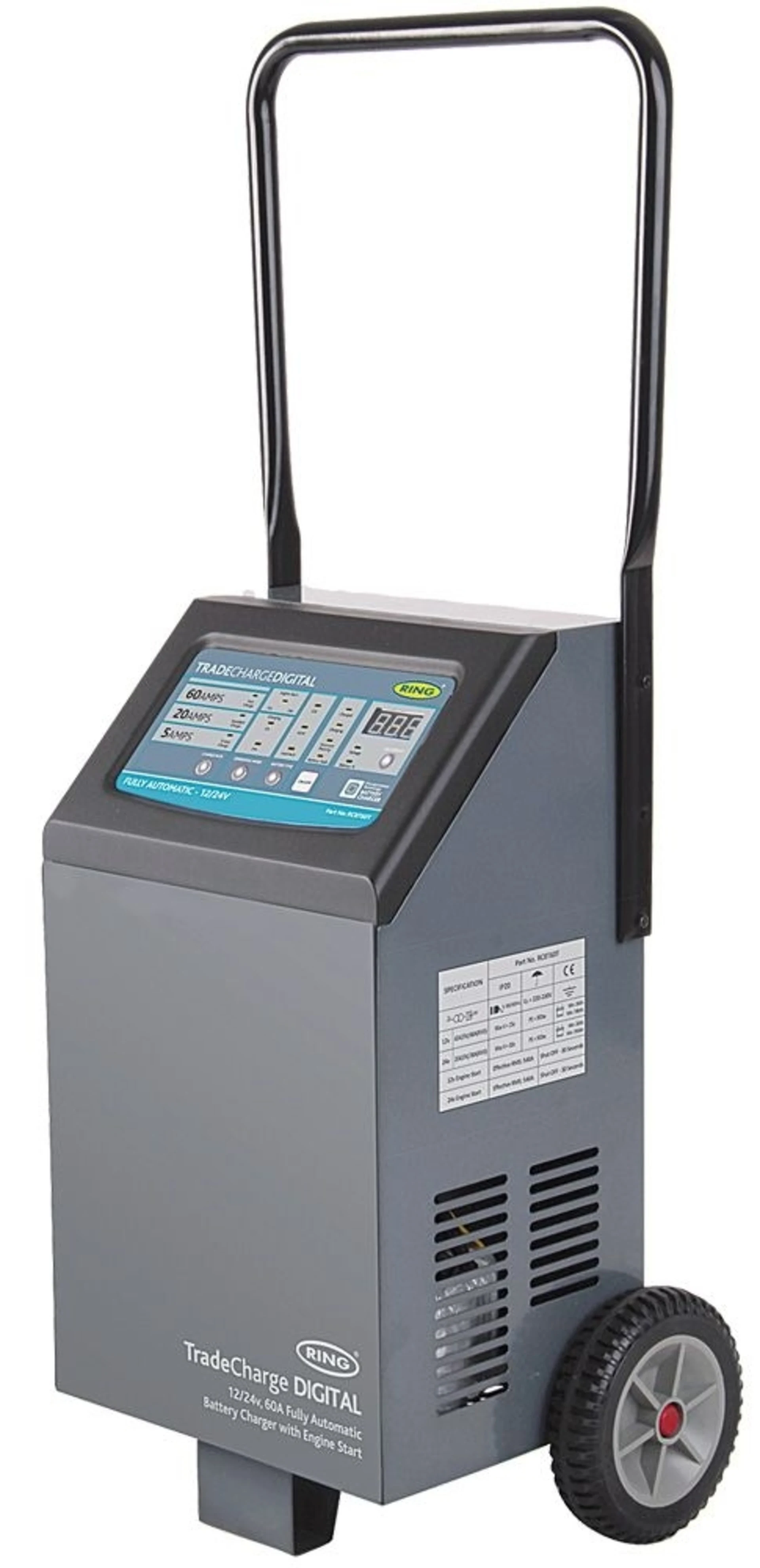 Batterie-Ladegerät autom. 12/24 V 60 A max. 60 A, mit Starthilfefunktion