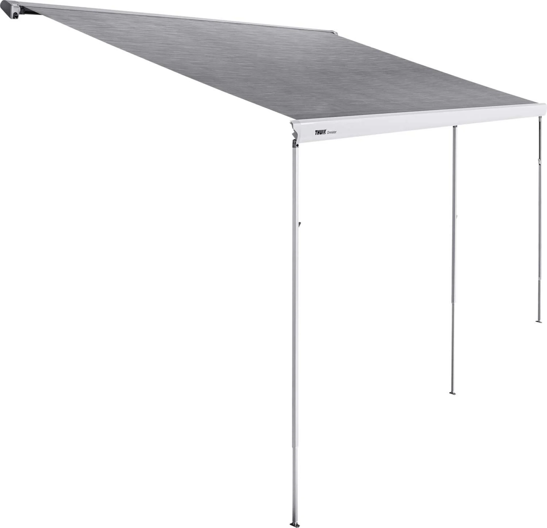 Store de toit Thule Omnistor 6300 Couleur du boîtier blanc Couleur de la toile Mystic Grey 3 m