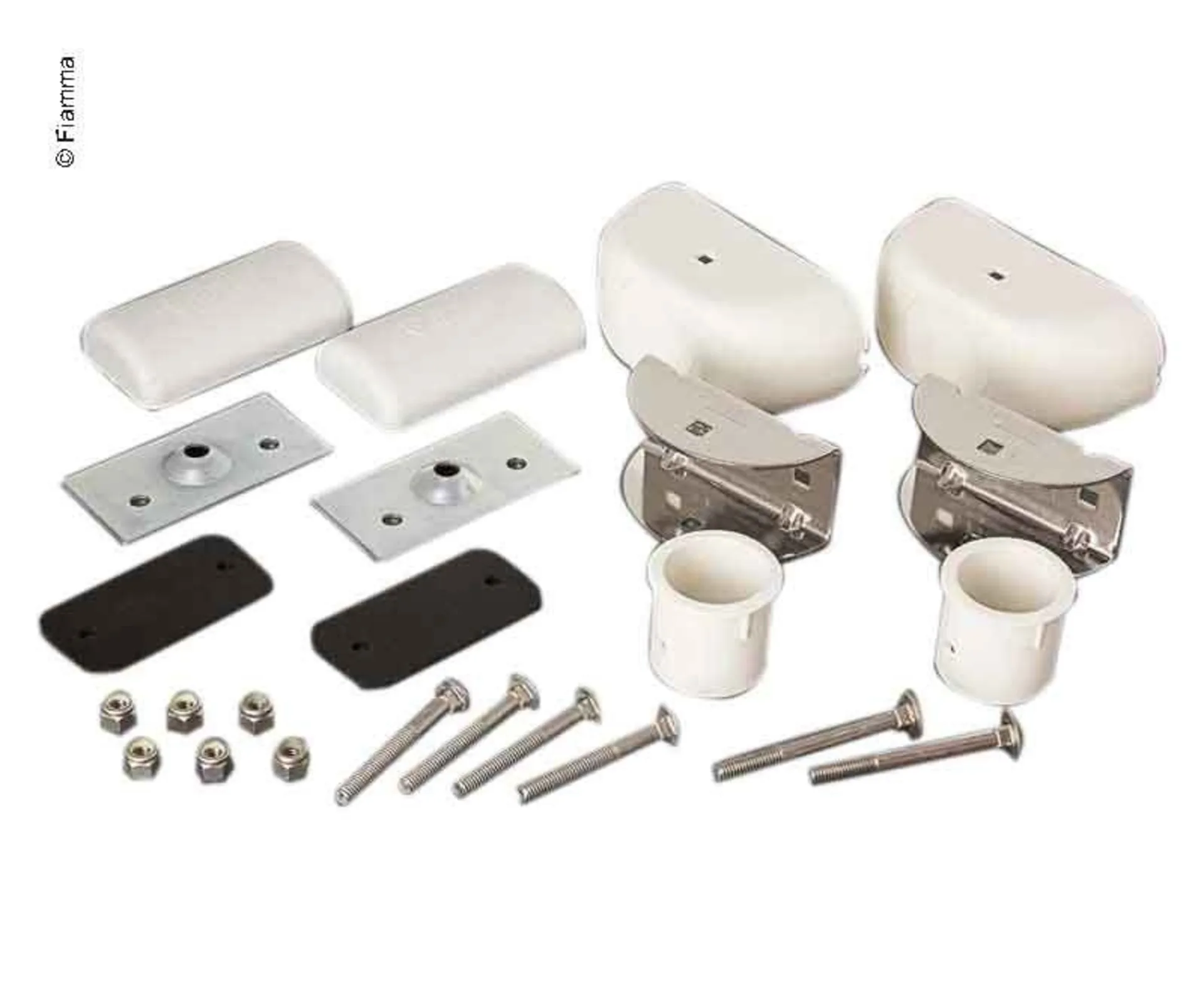 Kit de fixation inférieure Fiamma M6 x 50 mm adaptable sur Carry Bike C L80 / L80 / Pro C Knaus-Eiffeland / Trigano-Ci-Roller Team - Numéro de pièce Fiamma 98656-005