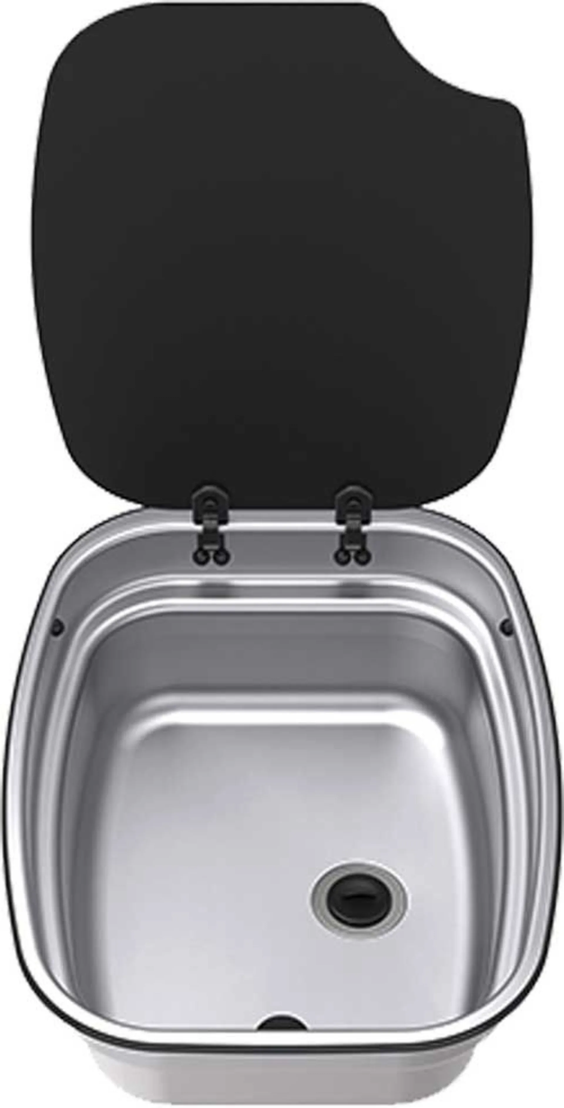 Thetford Argent Bowl évier en acier inoxydable 9,5 litres
