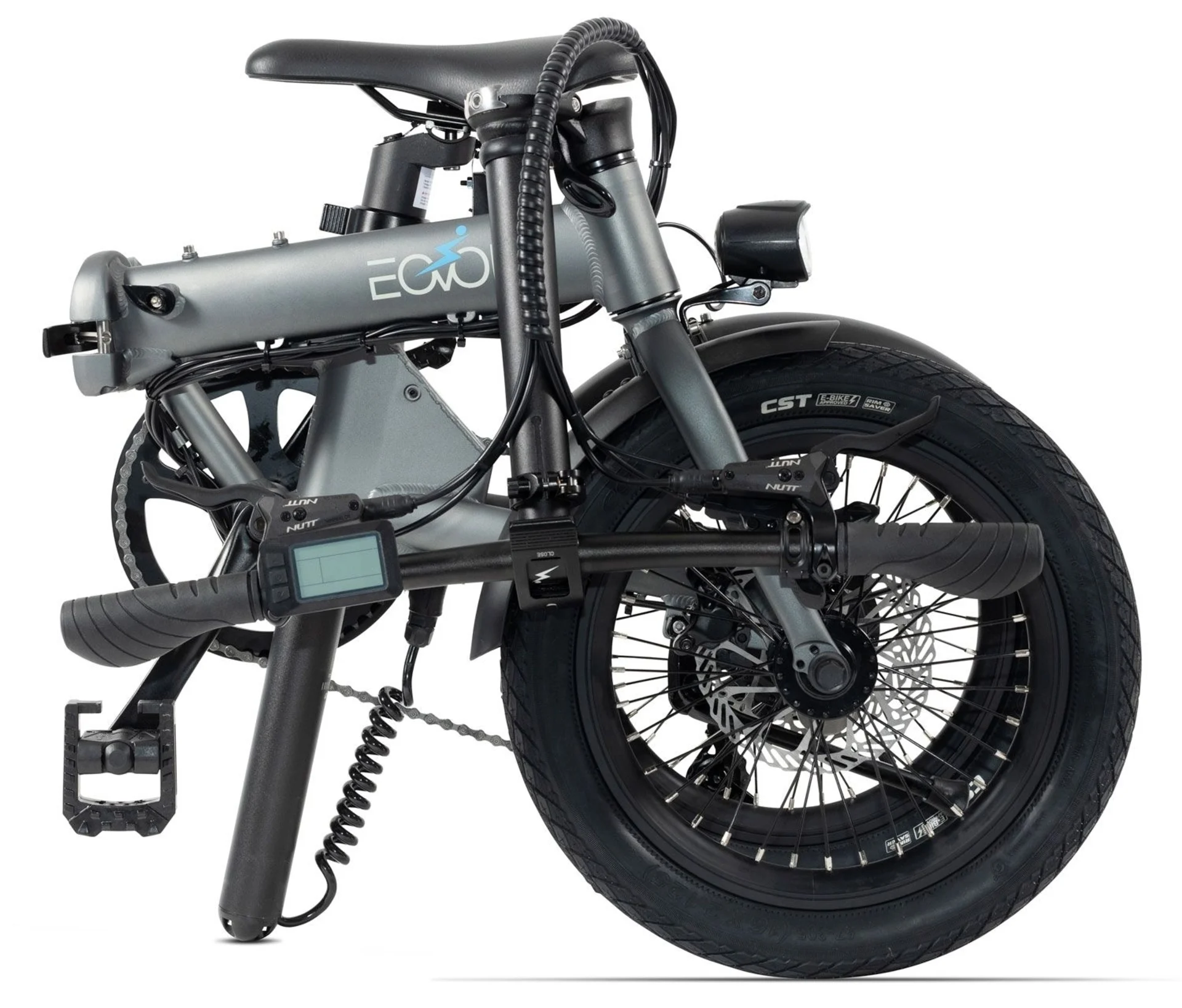 Eovolt City 4 Speed vélo électrique pliable 16" gris