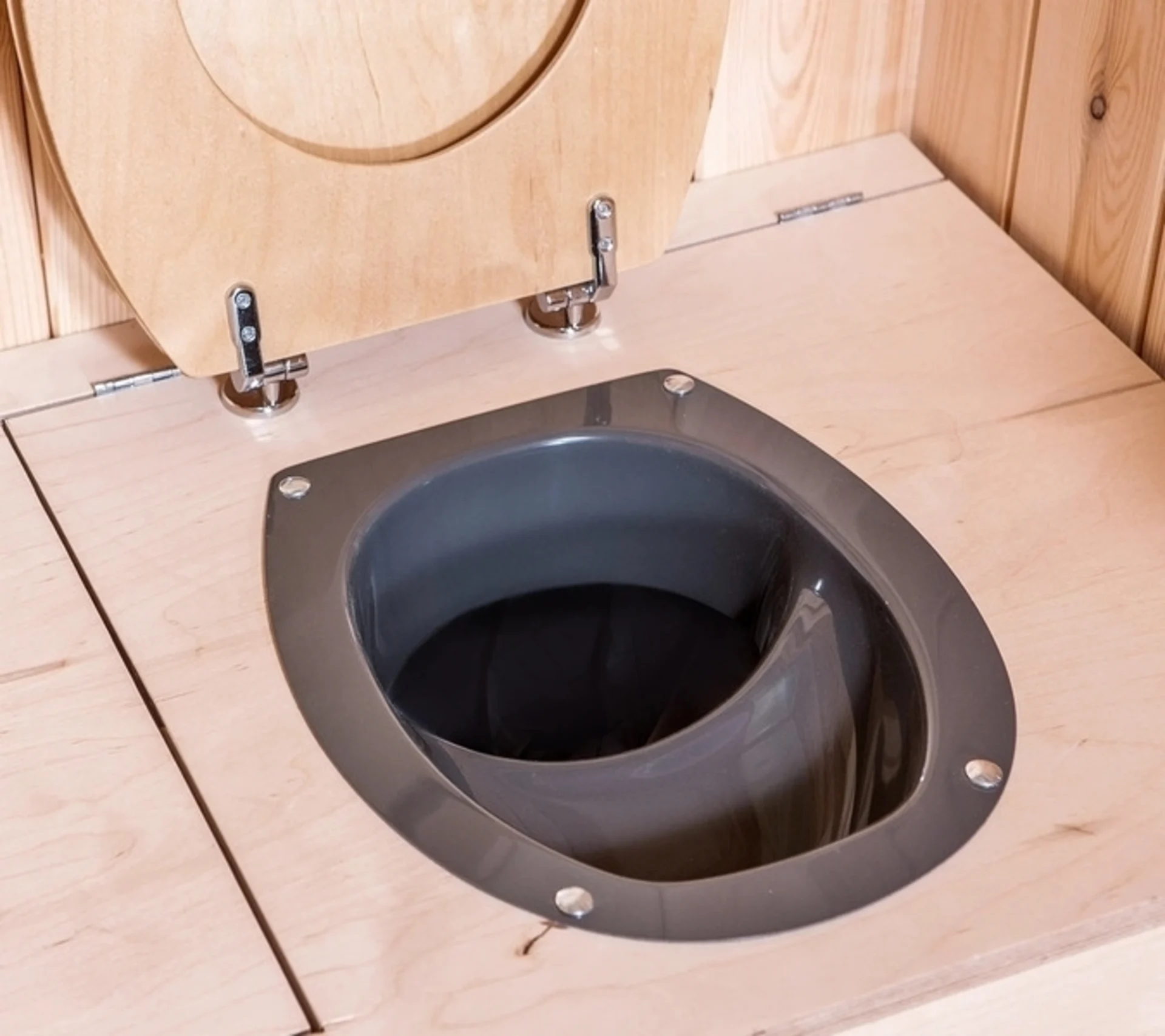 Trenntoiletten Einsatz - Grau