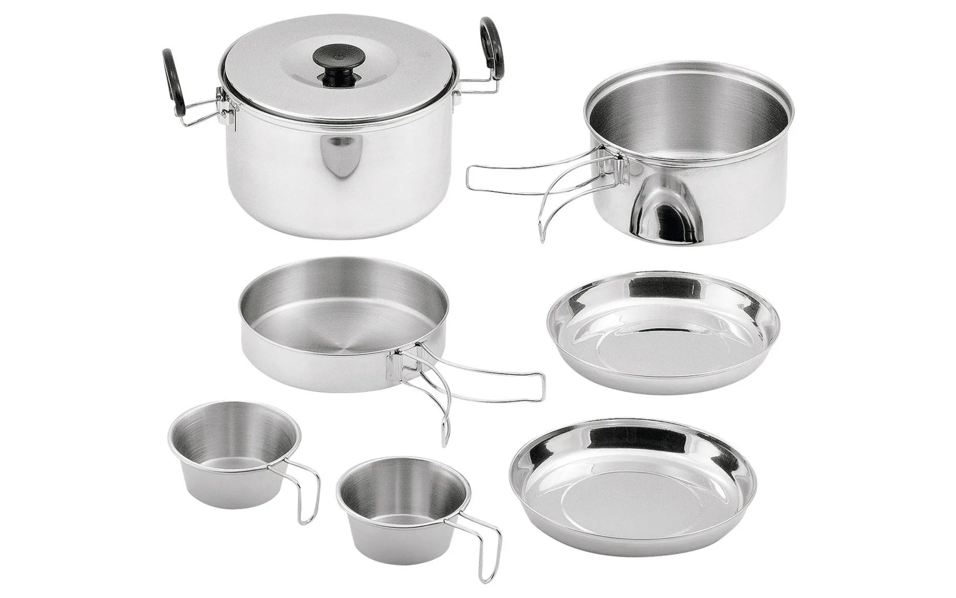 Berger Set de casseroles en acier inoxydable 9 pièces