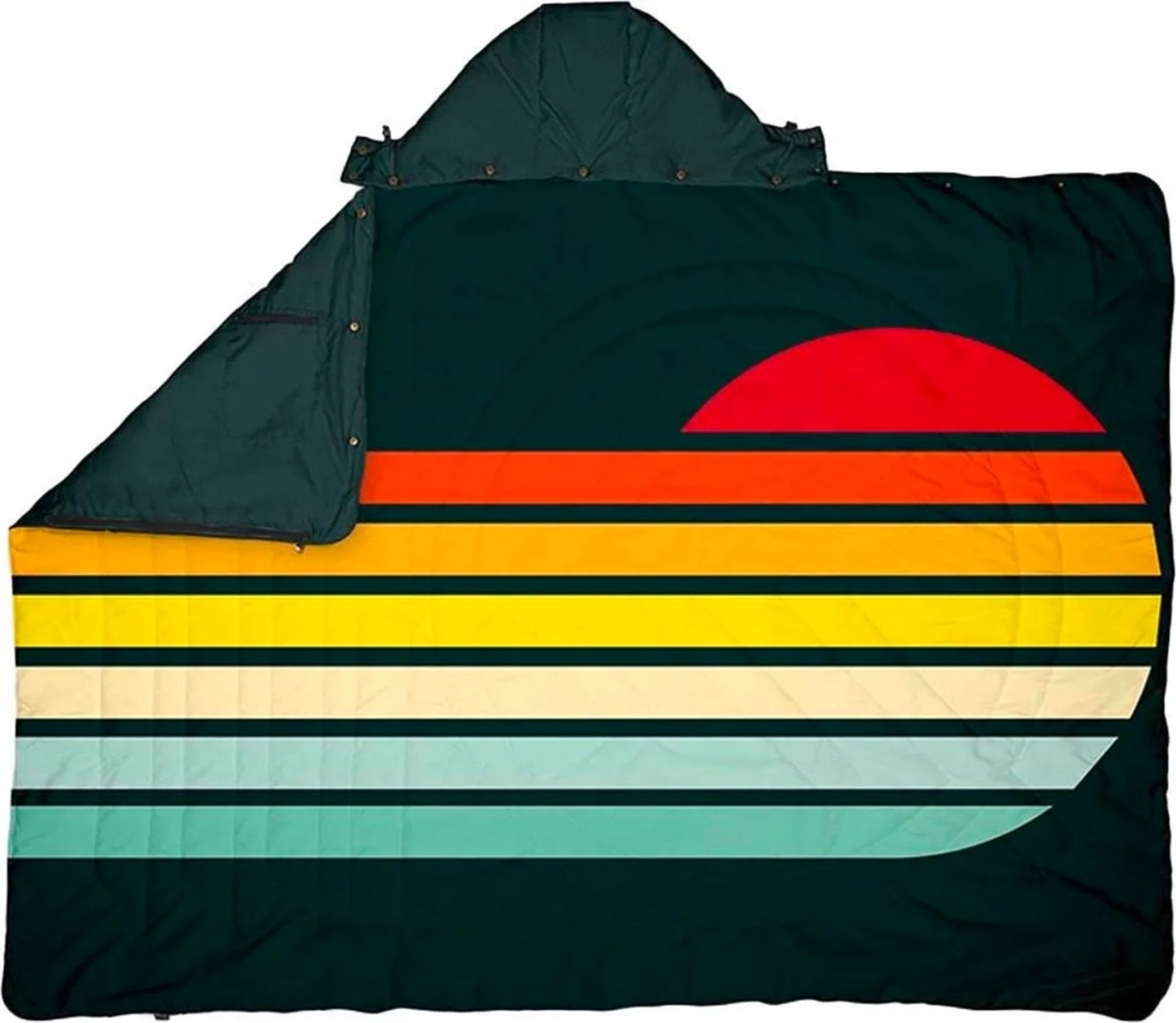 Couverture de camping d'extérieur Voited en ripstop recyclé « sunray »