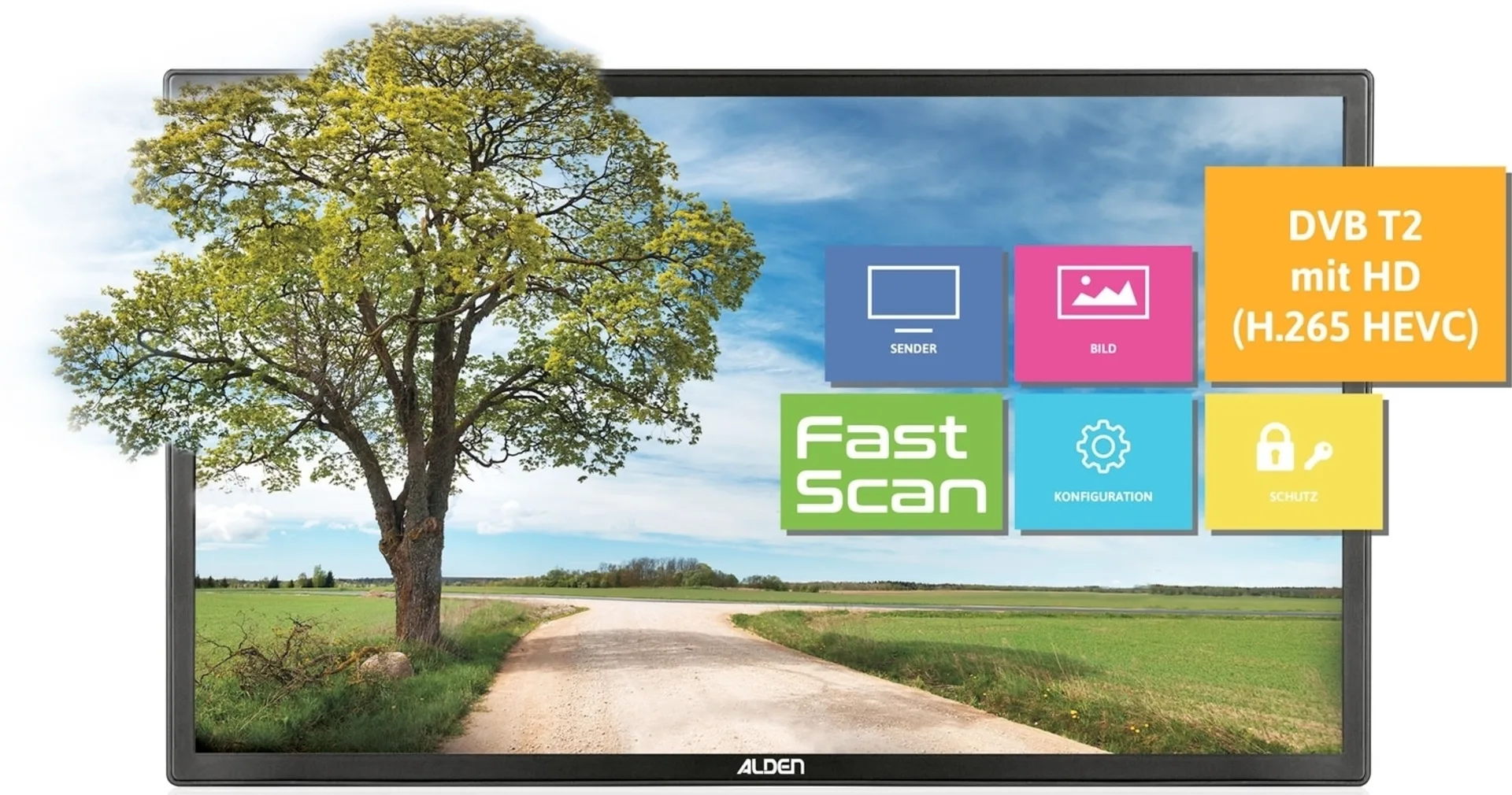 TV Alden Ultrawide 18,5", 12 Vol