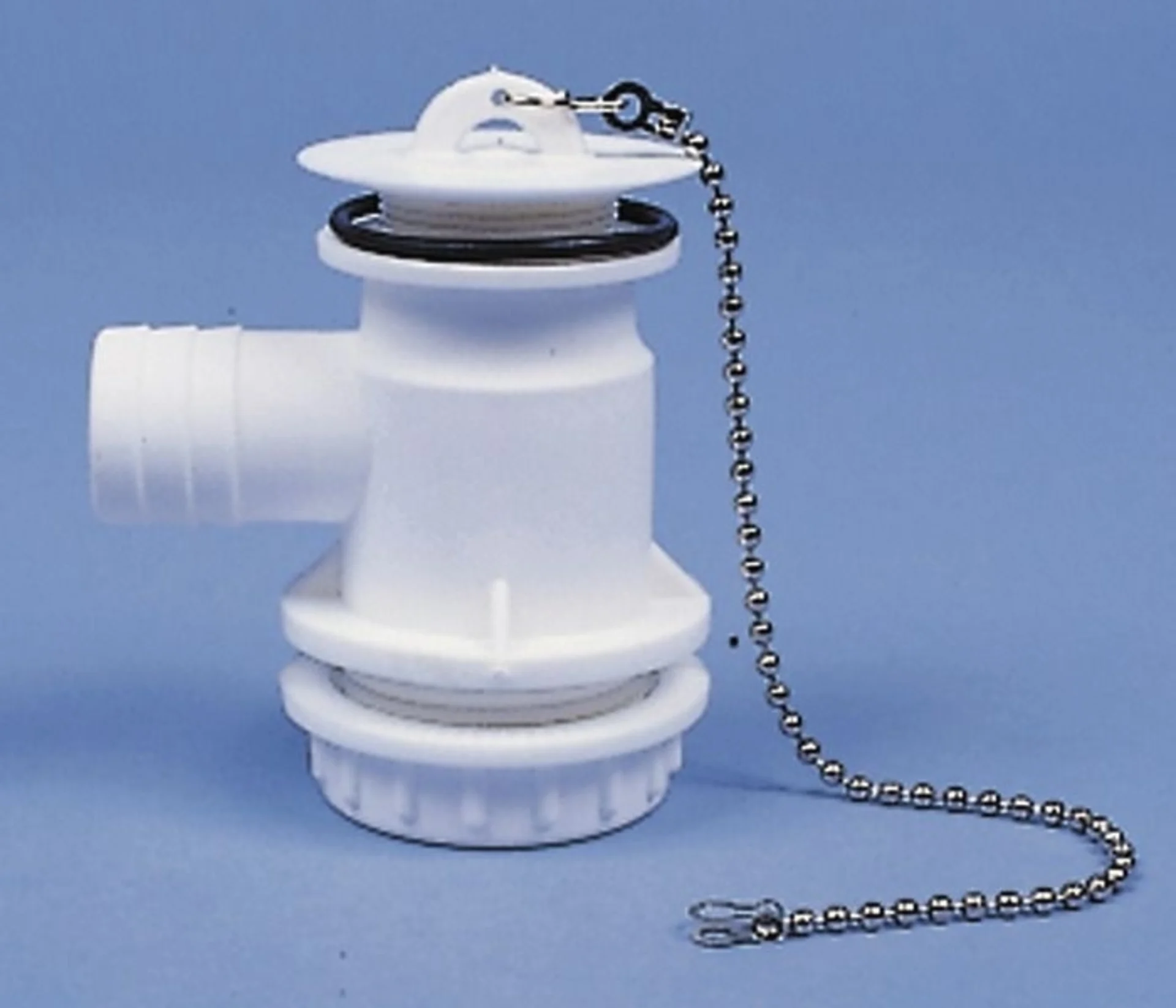 Wasserablaufgarnitur mit Syphon und Reinigungsöffnung
