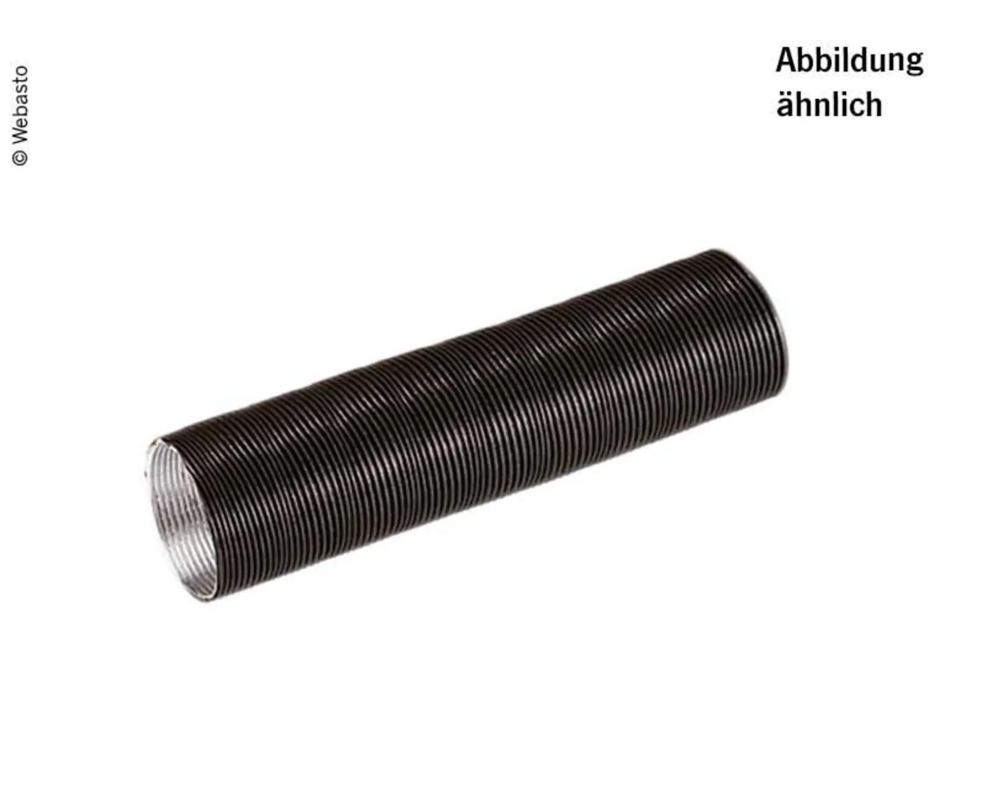 Flexibles Rohr 80mm in Schwarz
