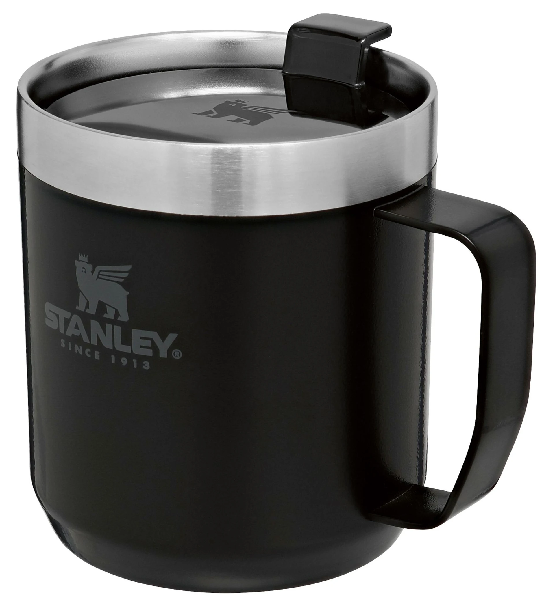 Tasse de camping Stanley Stay-Hot Camp Mug 350 ml, noir mat