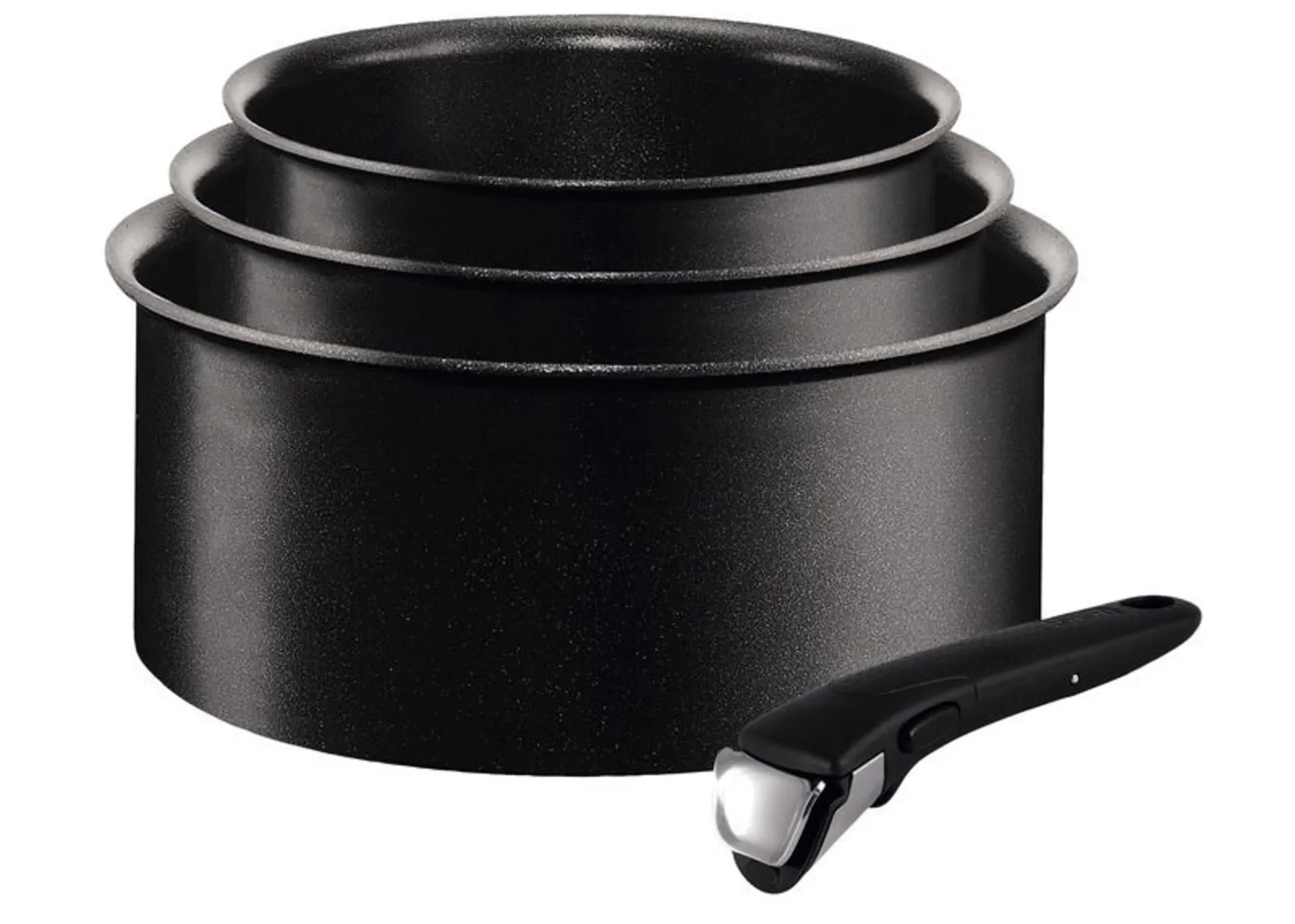 Tefal INGENIO Camping-Kochgeschirr-Set mit 3 Töpfen und abnehmbarem Griff