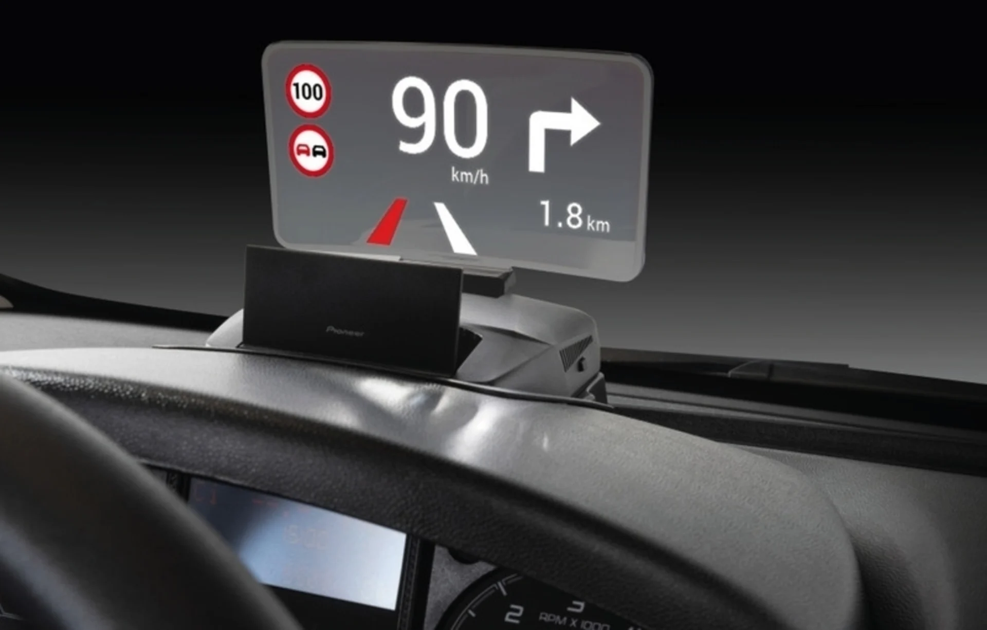 Pioneer Headup-Display Erweiterung für Fiat Ducato/Peugeot/Citroen