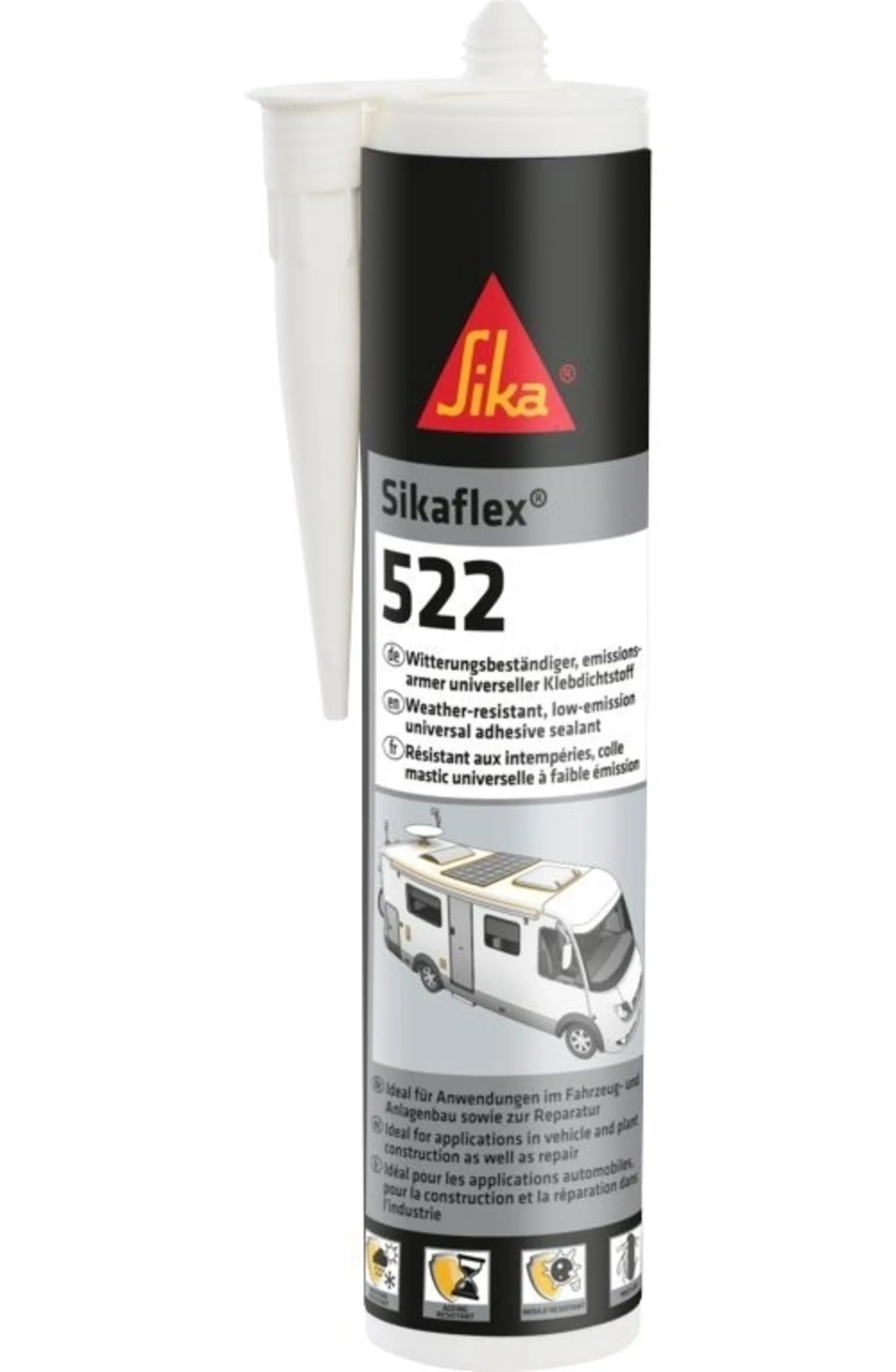 Sikaflex 522 Klebdichtstoff 300 ml Schwarz