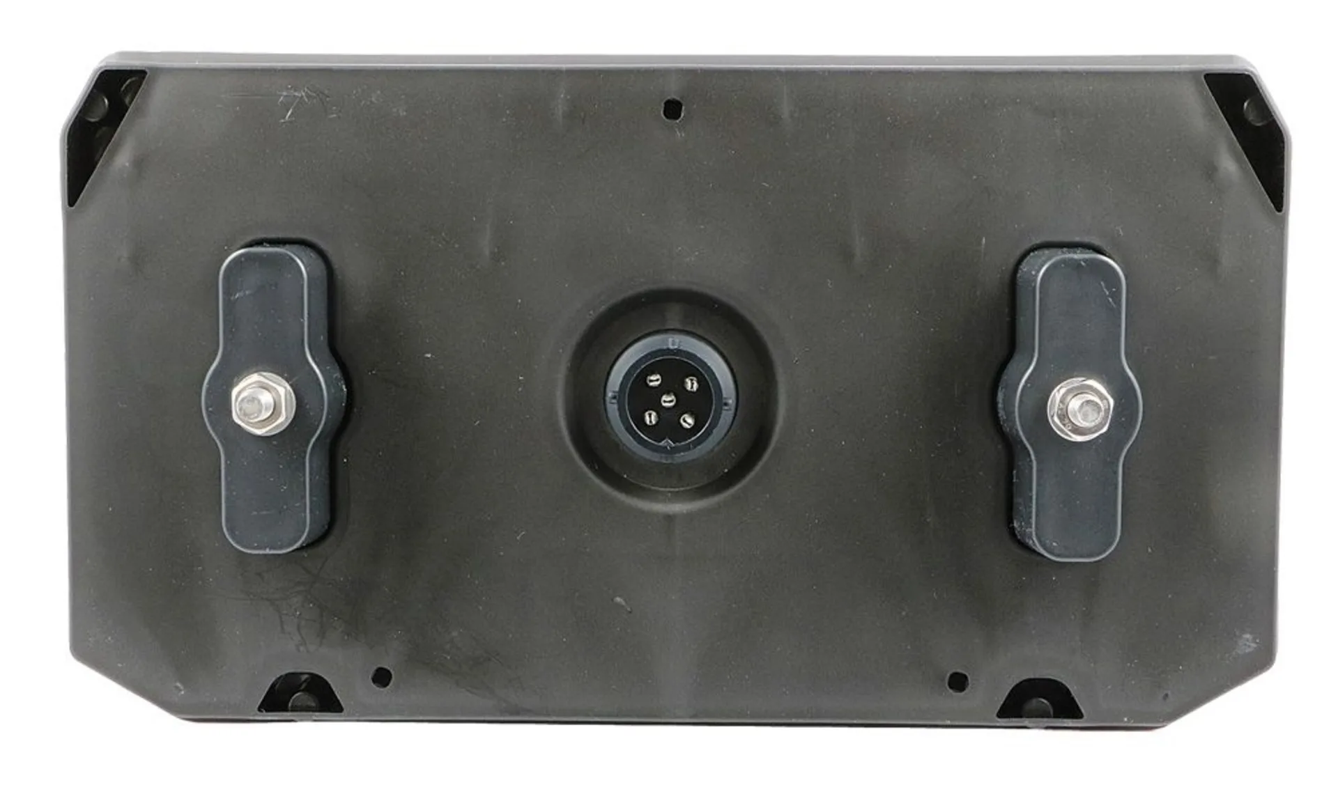 WAS - LED-Schlussleuchte 12/24V links mit NSL 242x134mm, mit NSL, KZL und 5-Pol-Ansch.