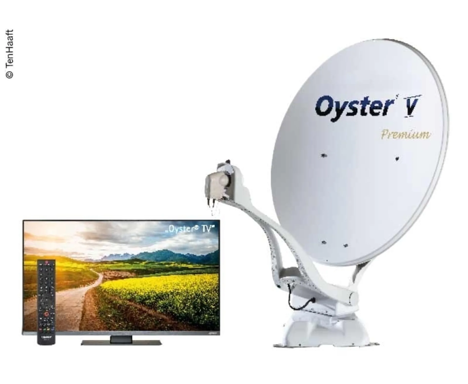 Système satellite Oyster V 85 SKEW Premium avec TV 32 pouces Système satellite Oyster V 85 SKEW Premium avec TV 32 pouces