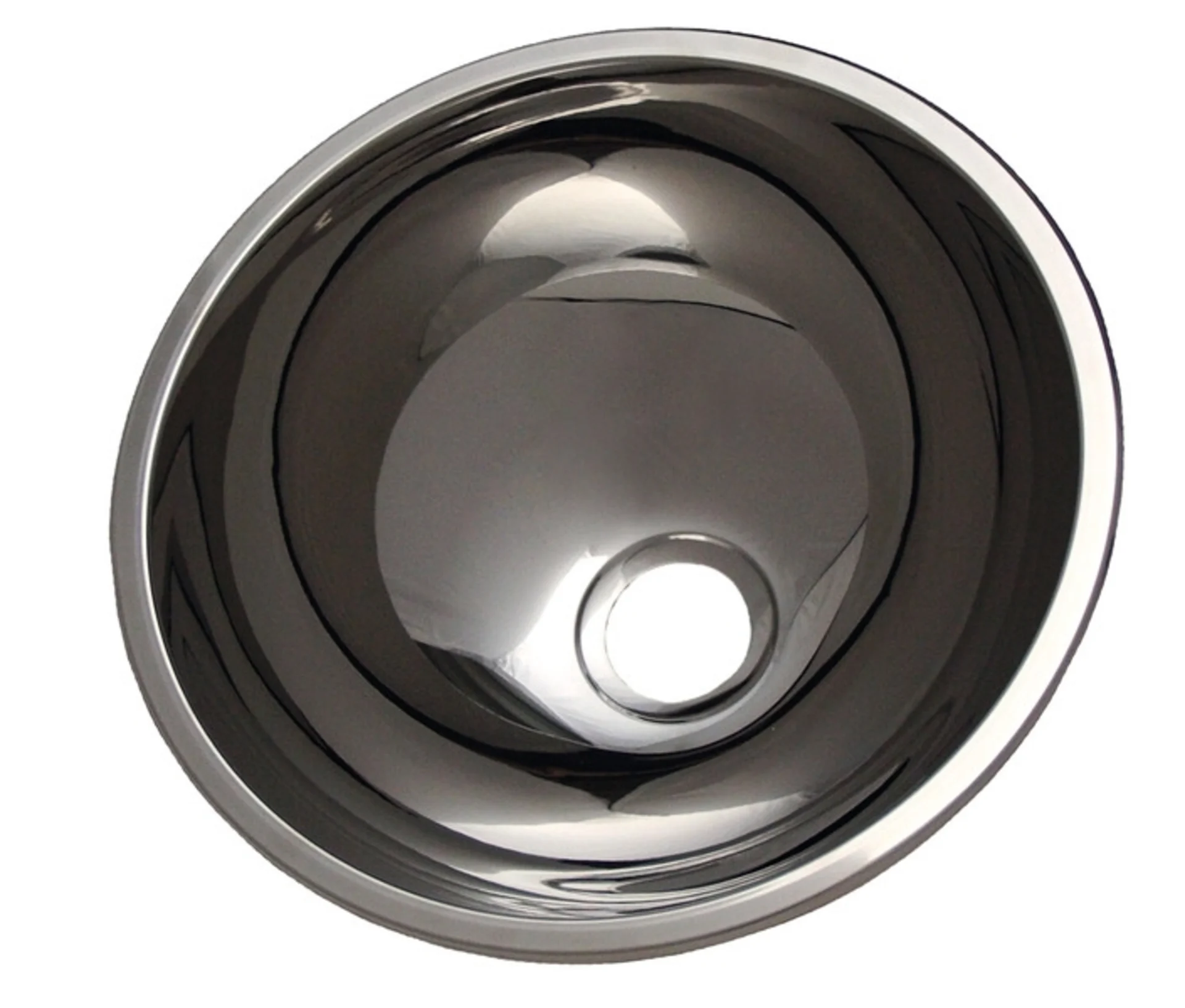 Spüle Edelstahl - Rund - Durchmesser 300 mm