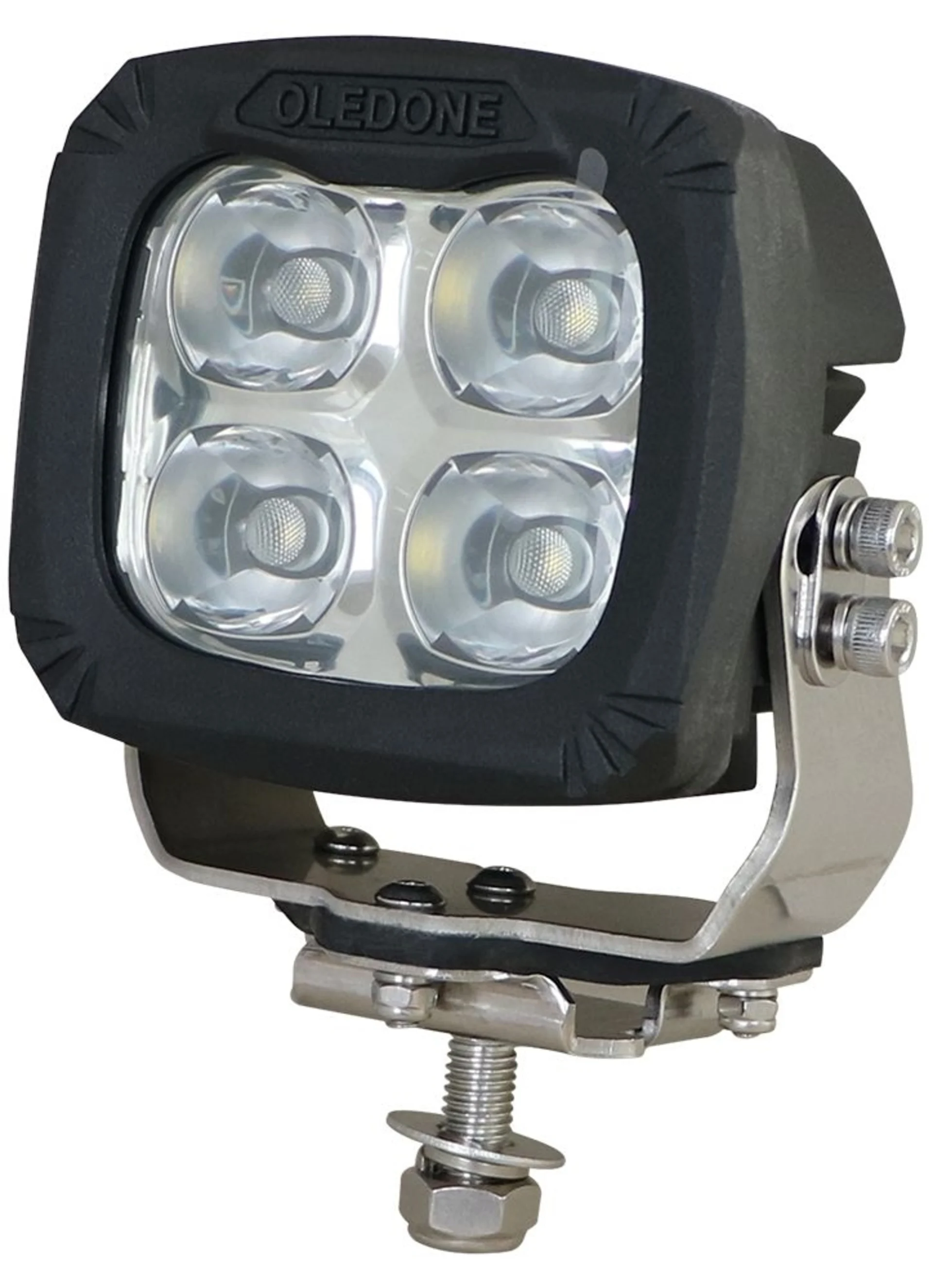 LED-Arbeitsscheinwerfer, beheizbar 12/24 V 40 W 105 x 95 mm, 4’800 lm, IP69K, 9 - 32 V, Breitstrahler