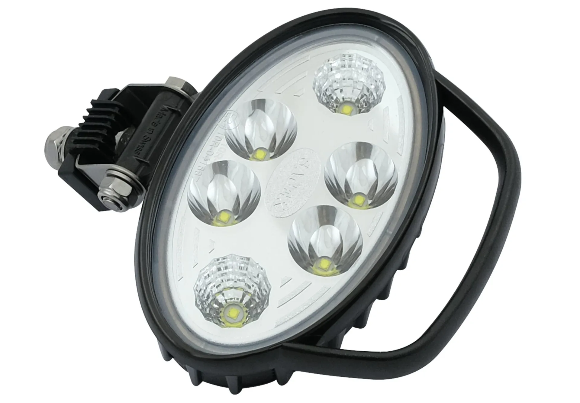 LED-Arbeitsscheinwerfer 12/24 V mit Schalter 150 x 93 (122) mm, 2’000 lm, IP69K, mit
Schalter