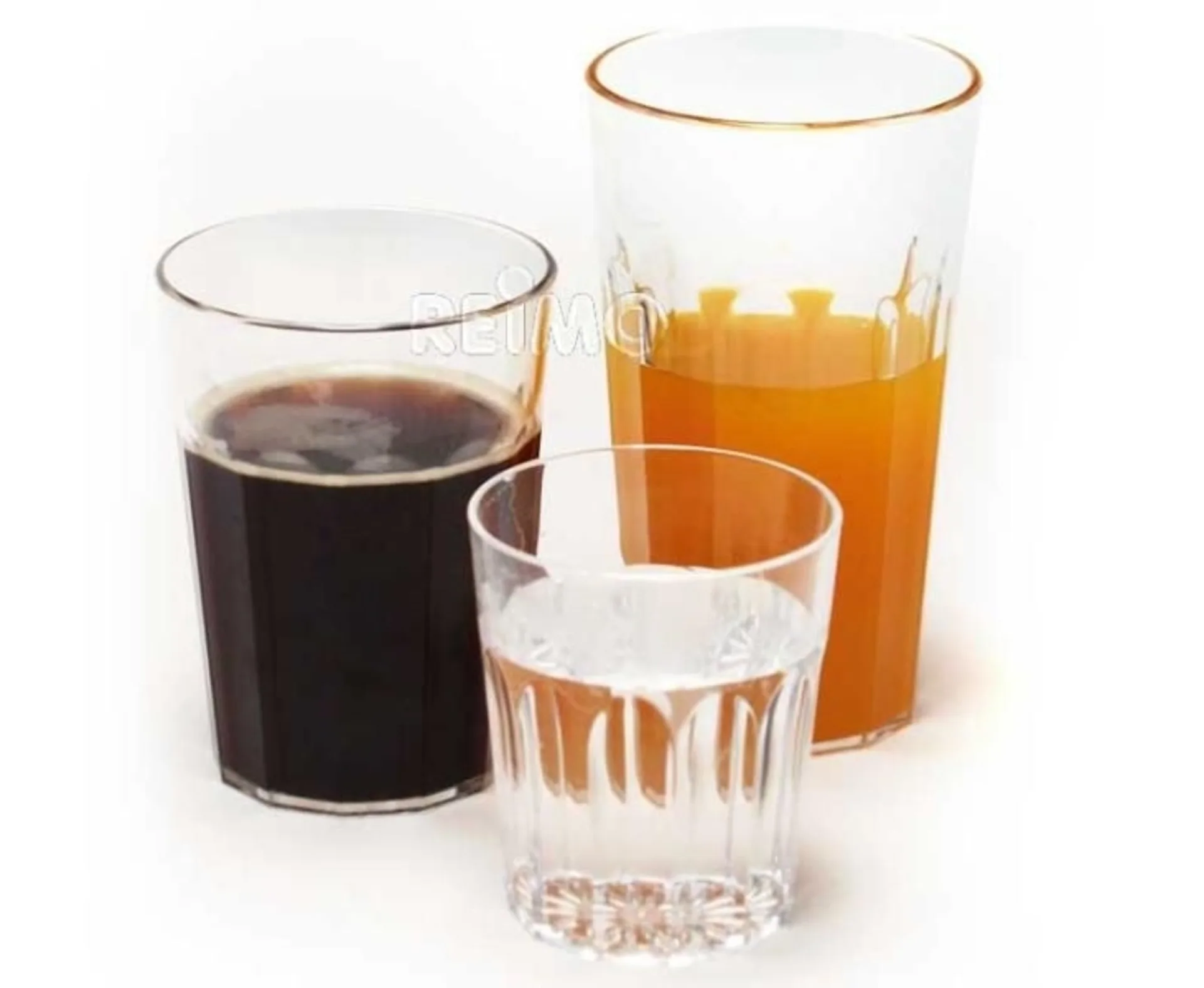 Gobelet Camp4 en polycarbonate avec verres à facettes, 450ml, Ø9 x H12 cm