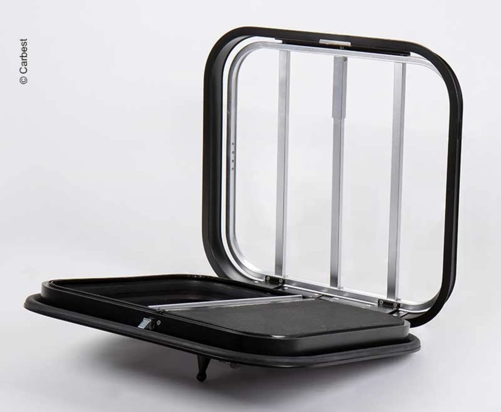 RW-Trailer Pferdeanhänger Fenster mit Gitter und abschließbar, 790x515