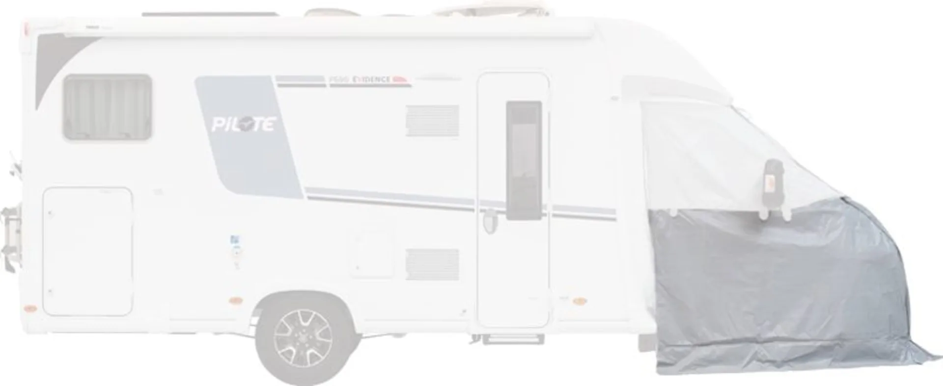 Hindermann Thermofenstermatten Lux Duo Unterteil Hymer B-Klasse Starlight ab 2011, Nr. 7781-2410
