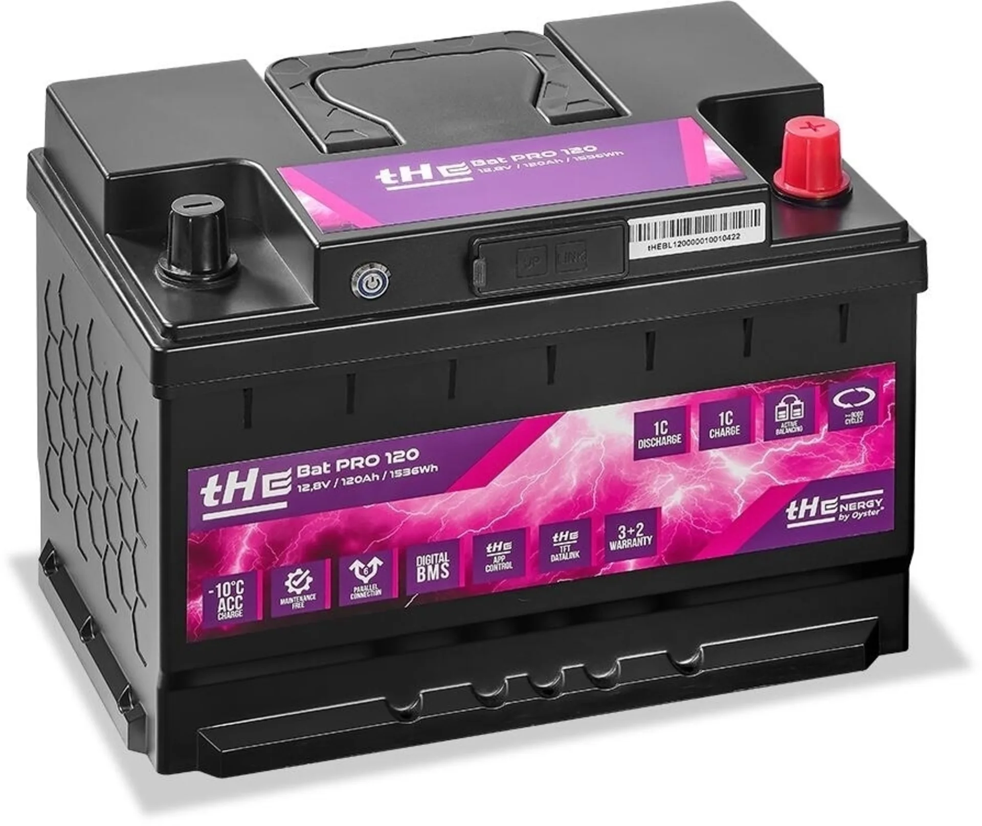 La batterie au lithium LiFePO4 Bat Pro 120
