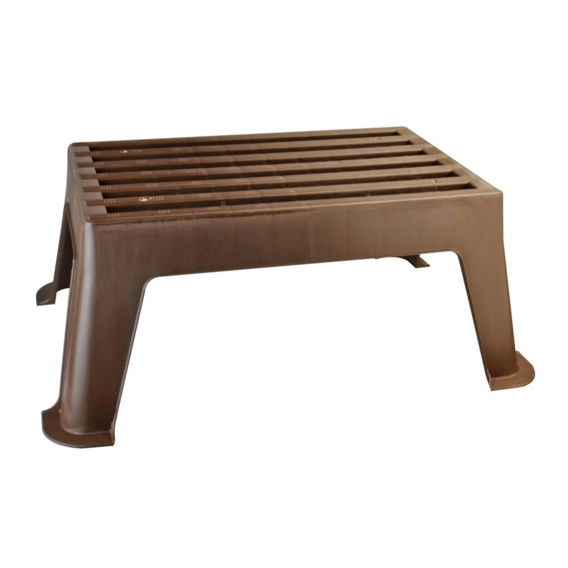 Marchepied universel 44 x 27,5 x 22,5 cm, marron