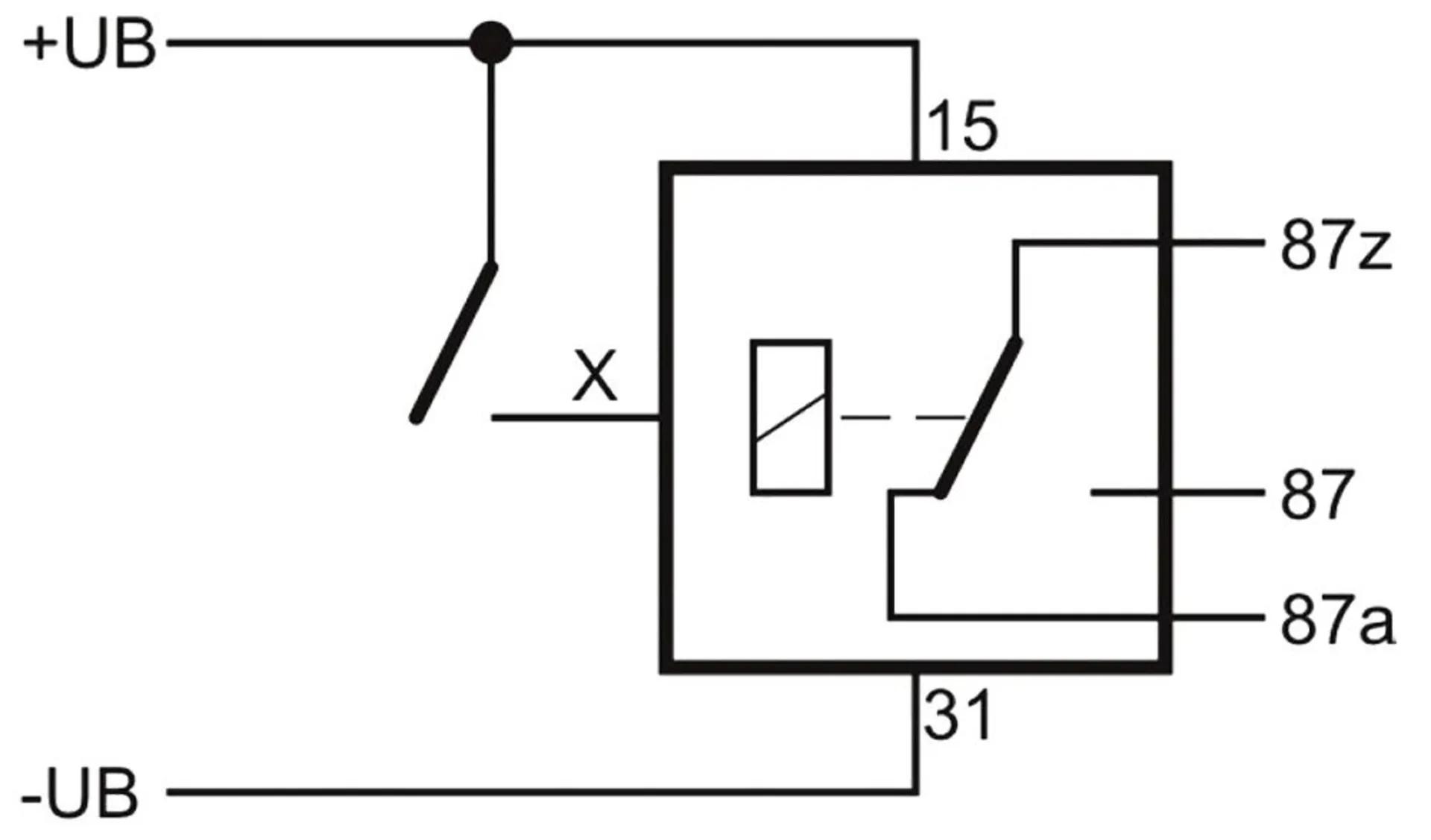 Flip-Flop-Schritt-Relais 12 V 10/15 A