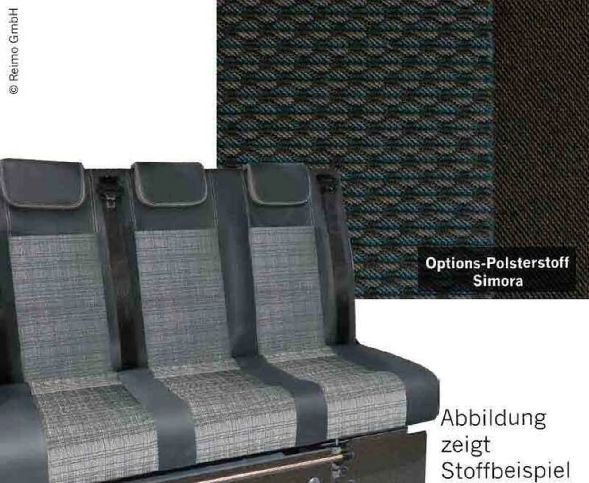 Schlafsitzbank VW T6 V300 Gr.14 CityVan Simora 2-fbg. Rechtslenker Wärmetausch.