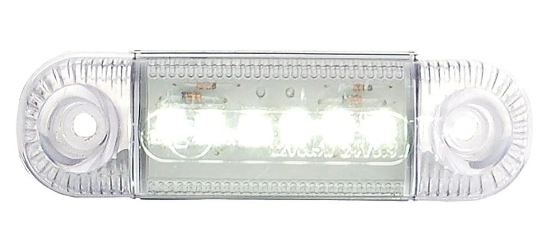 WAS - LED-Positionsleuchte 12/24V 84x24mm, Kabel 200mm