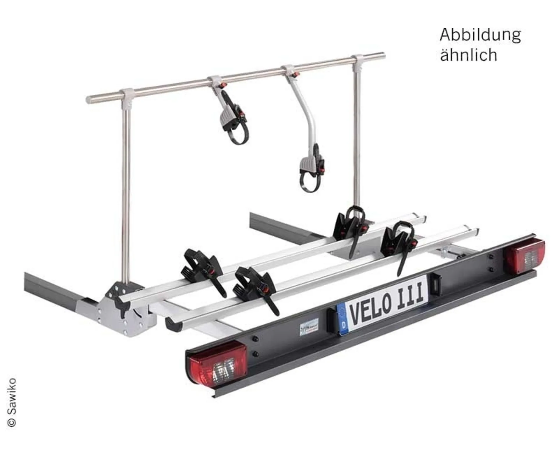 Sawiko VELO III Heckfahrradträger für 3 Fahrräder
