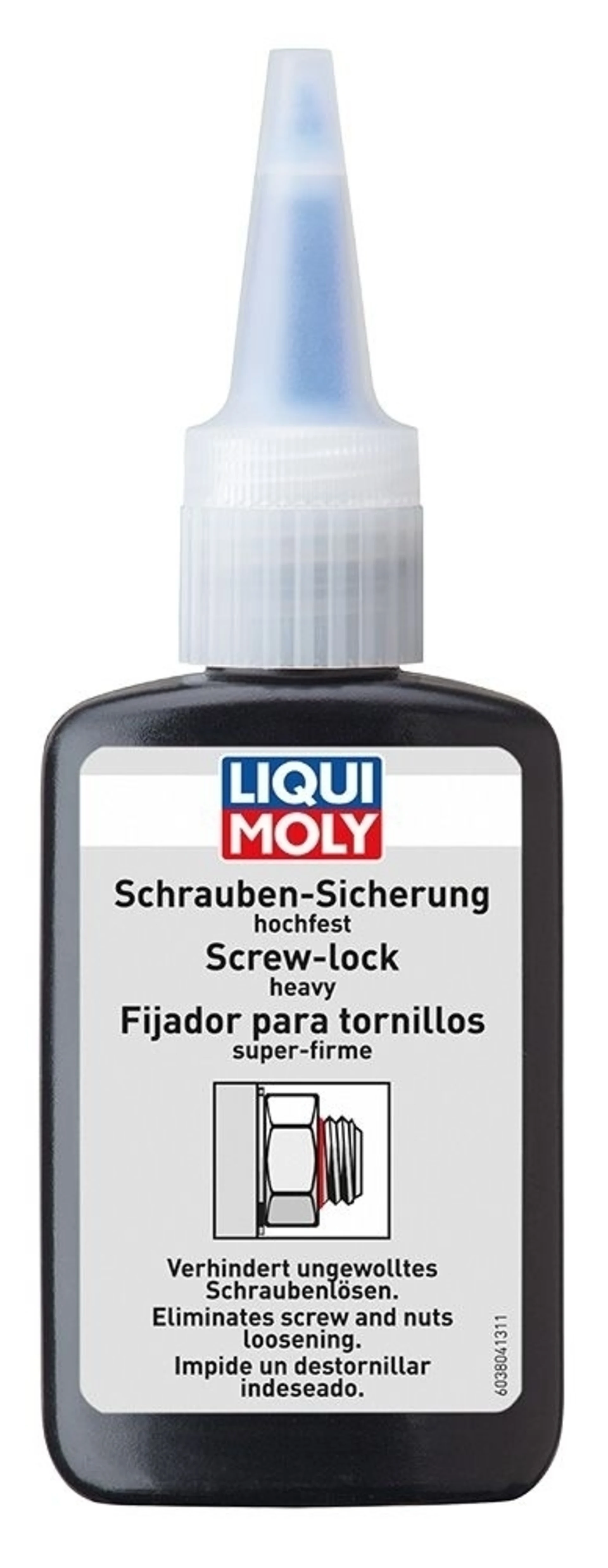 LIQUI MOLY Schrauben-Sicherung, hochfest Schraubensicherung, 50g Flasche