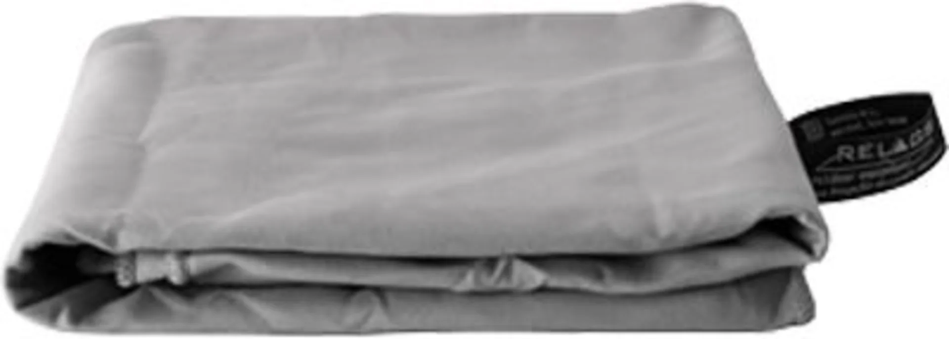 BasicNature Handtuch Velour 60 x 120 cm grau