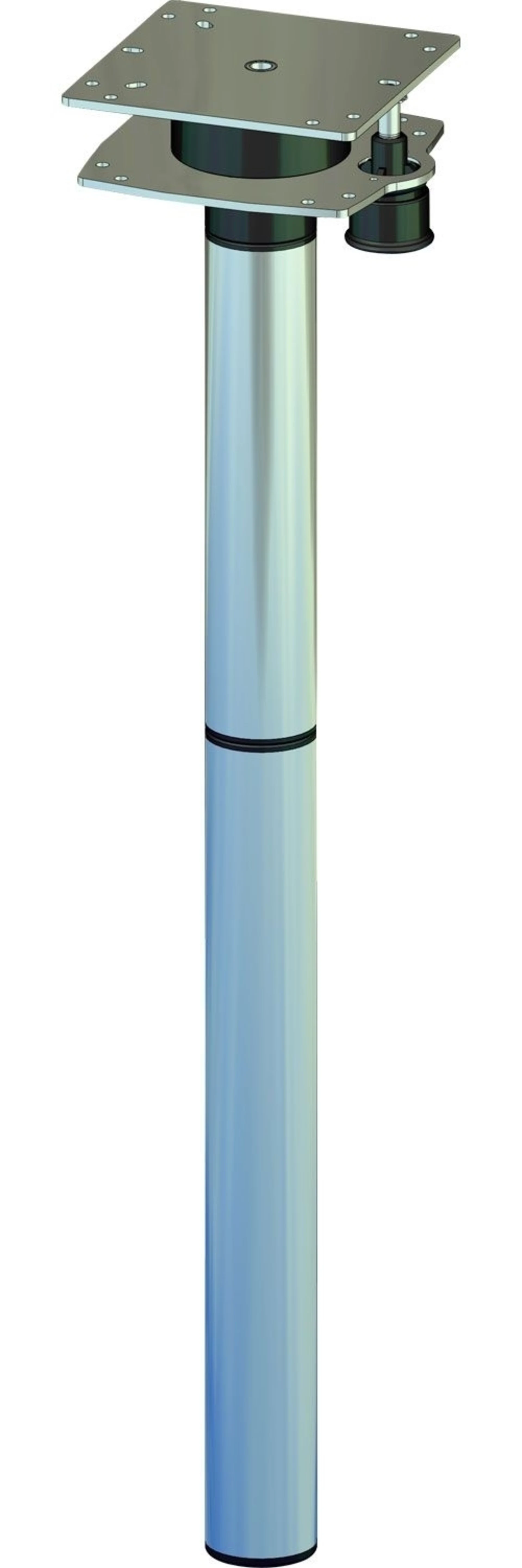 Ilse pied à tourner pour plateau 3 pièces 700 mm argenté