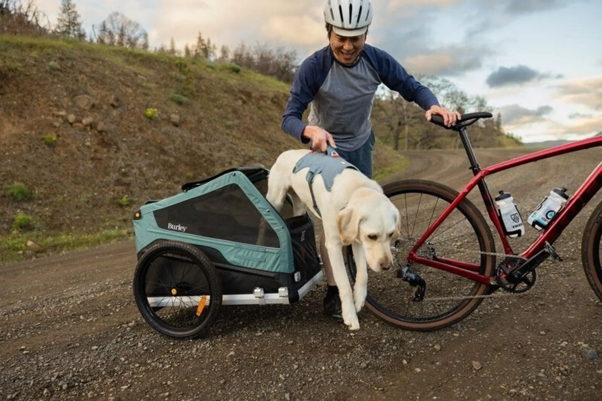 Ruffwear Web Master Hundegeschirr mit Handschlaufe Slate Blue XXS